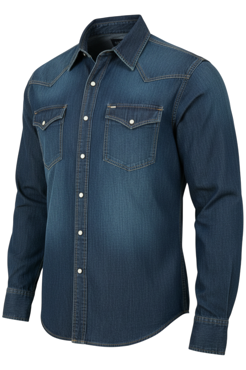 CINCH MEN'S SNAP FRONT WESTERN SHIRT - DENIM