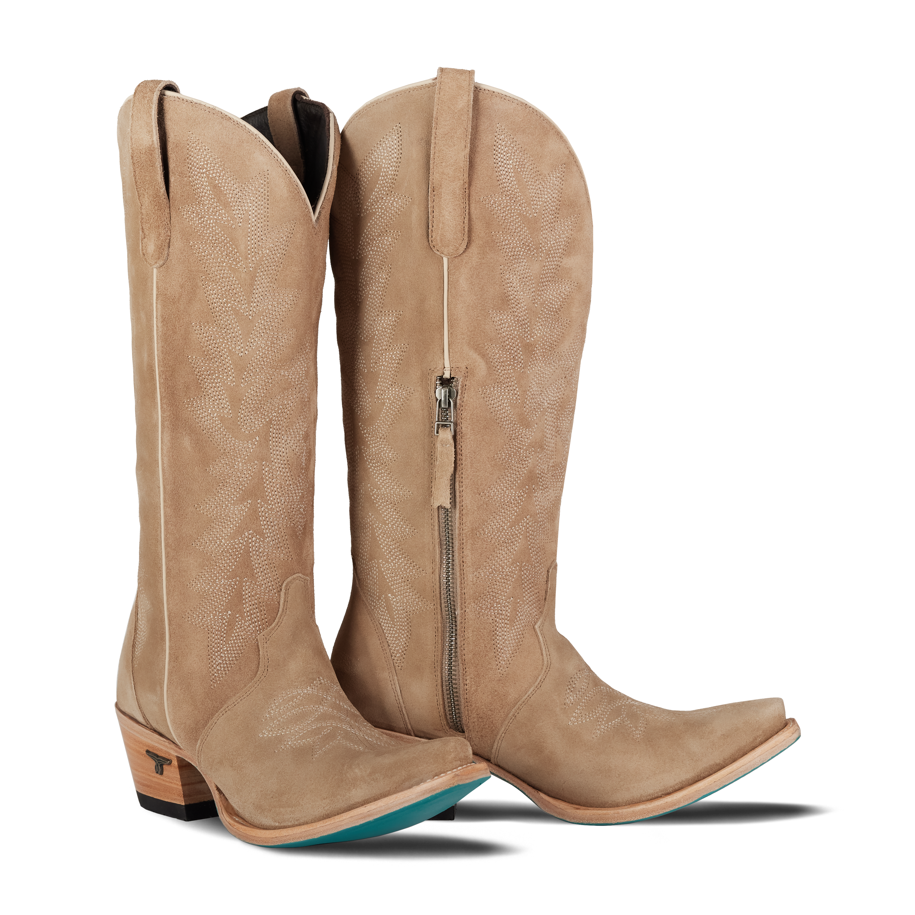 Go West X Lane Gallatin Boot - Latte Suede
