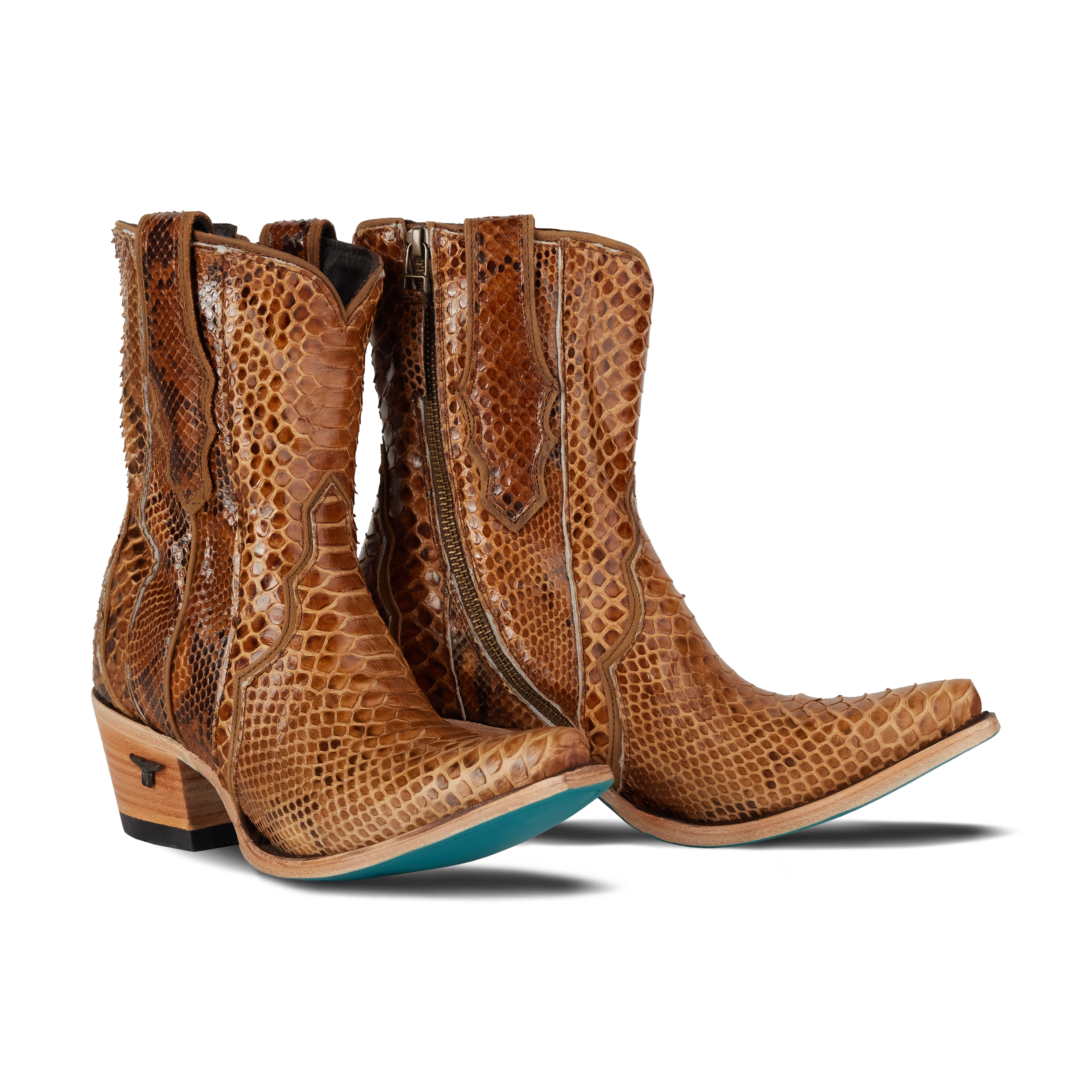 Lane Vickson Exotic Bootie - Copperhead