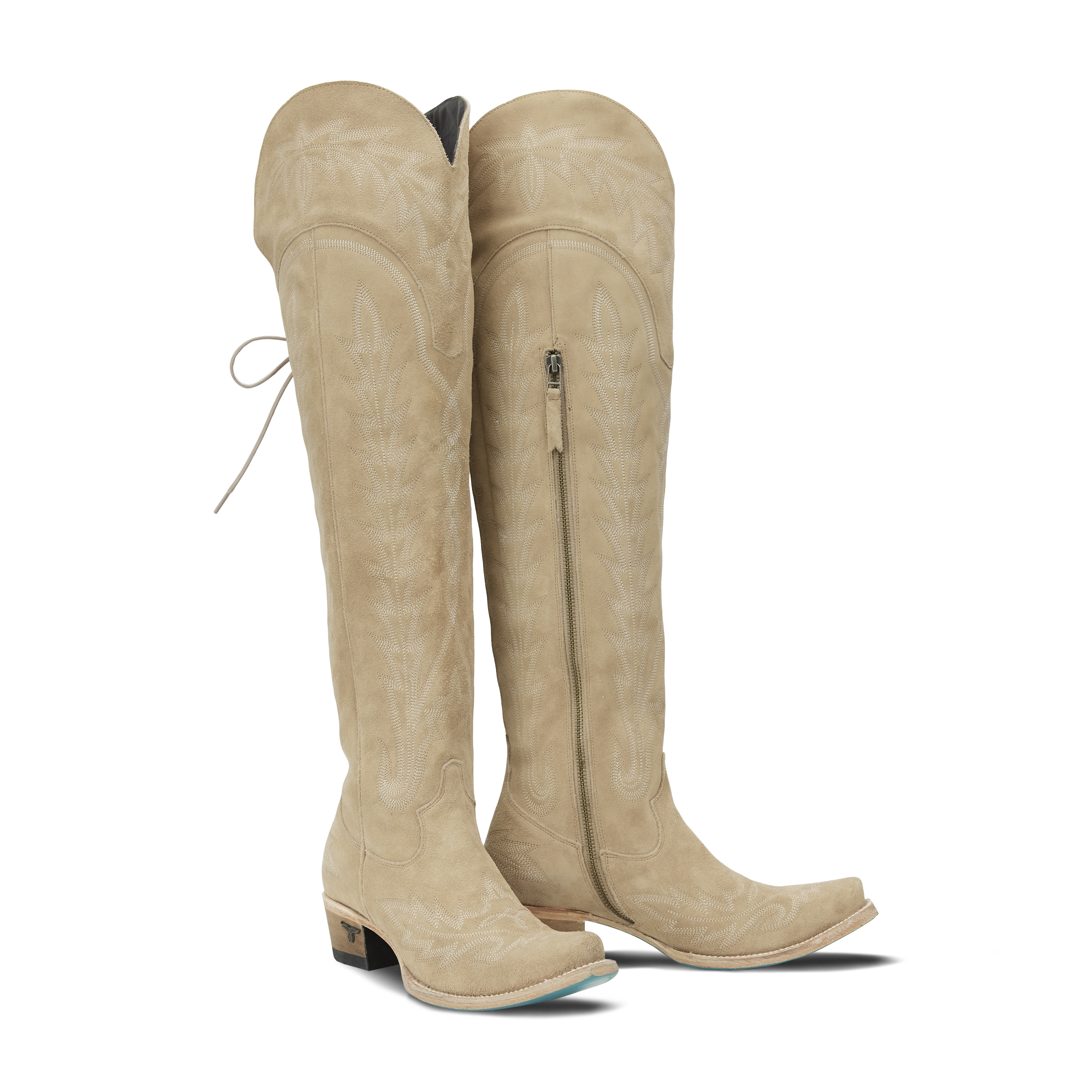Lane Lexington OTK Corset - Latte Suede