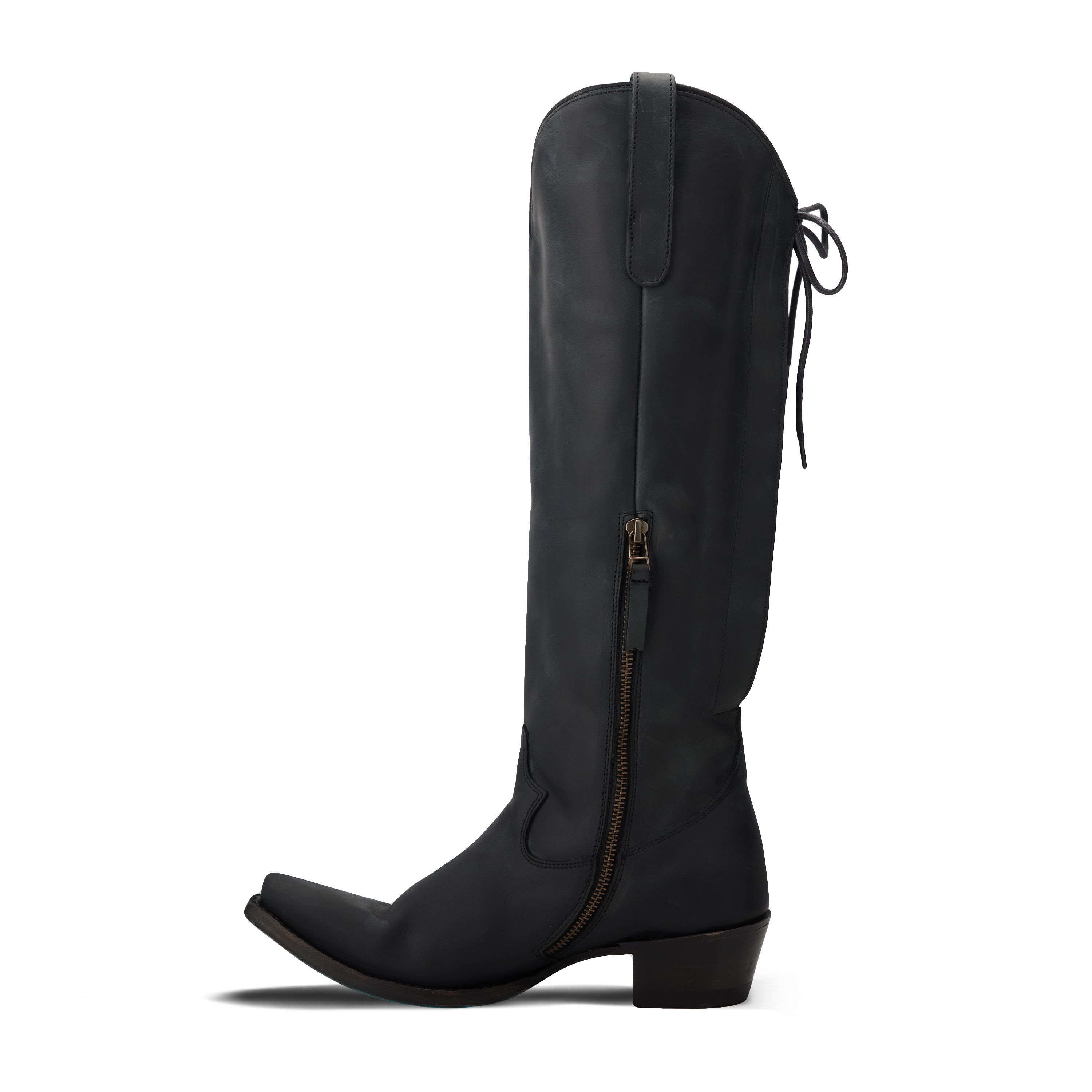 Lane Olivia Jane Knee High Corset - Matte Black