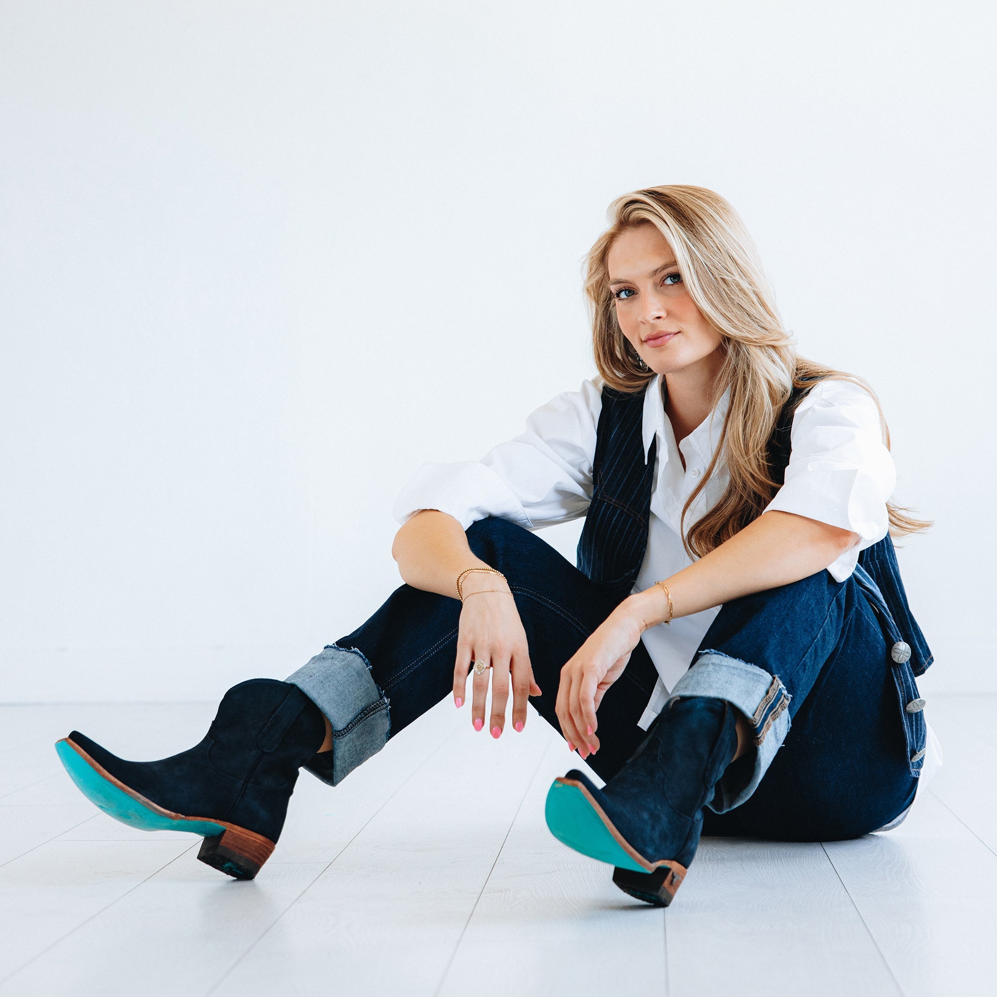 Lane Emma Jane Bootie - Navy Suede