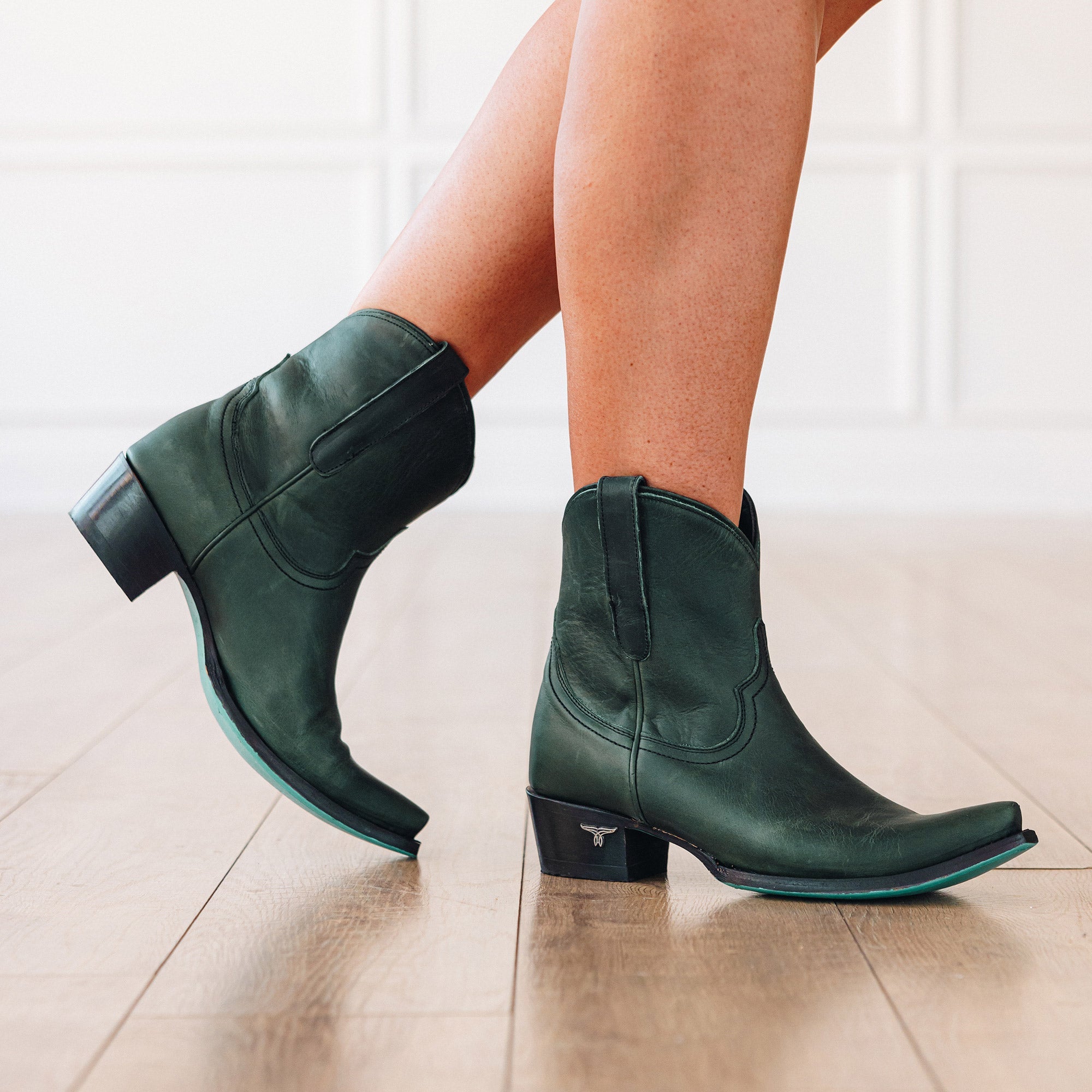 Lane Emma Jane Bootie - Emerald Green