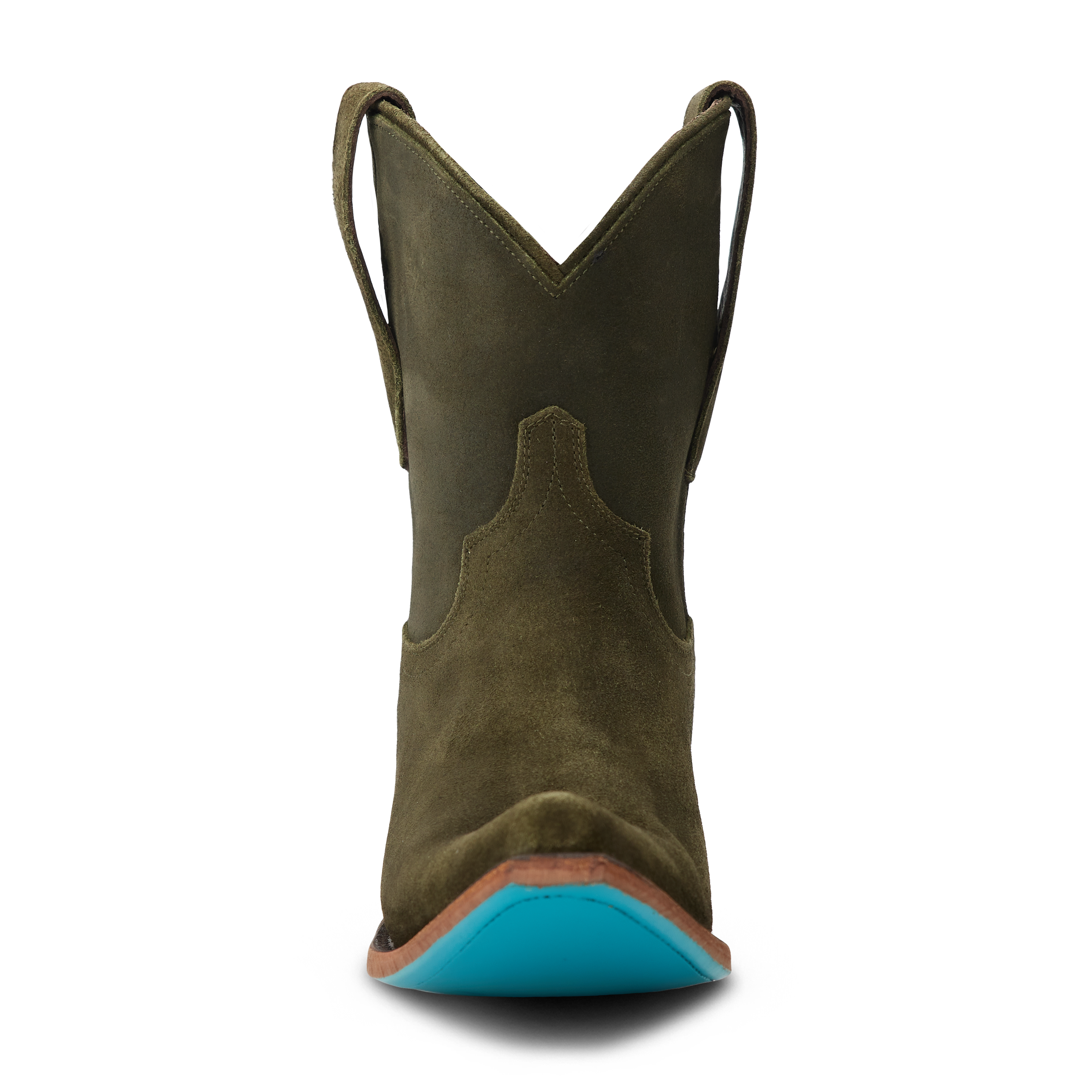 Lane Emma Jane Bootie - Olive Suede
