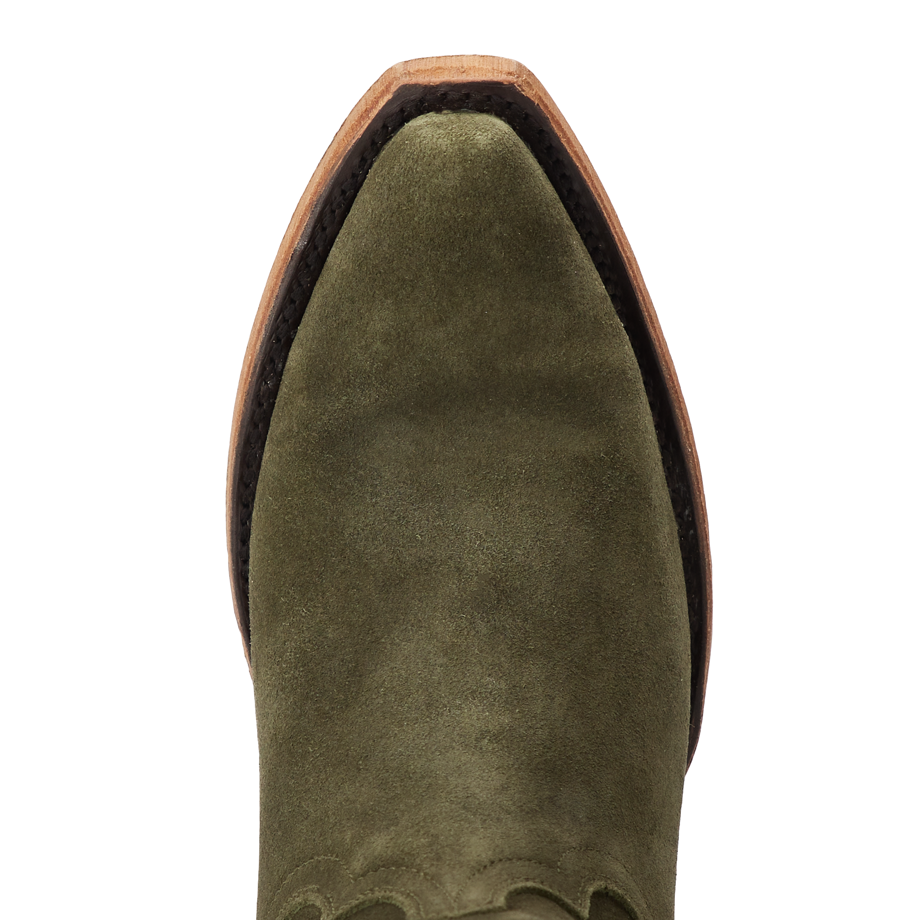 Lane Emma Jane Bootie - Olive Suede