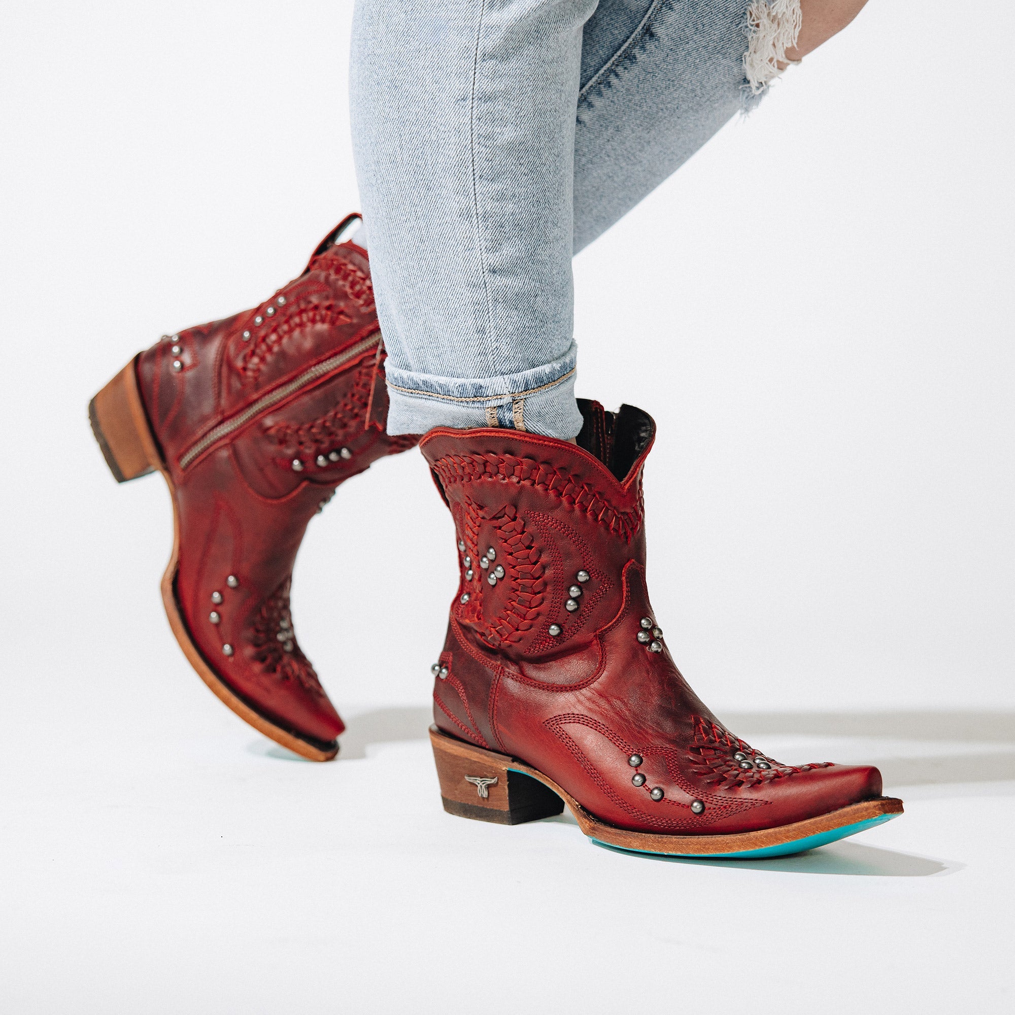 Lane Cossette Bootie - Smoldering Ruby