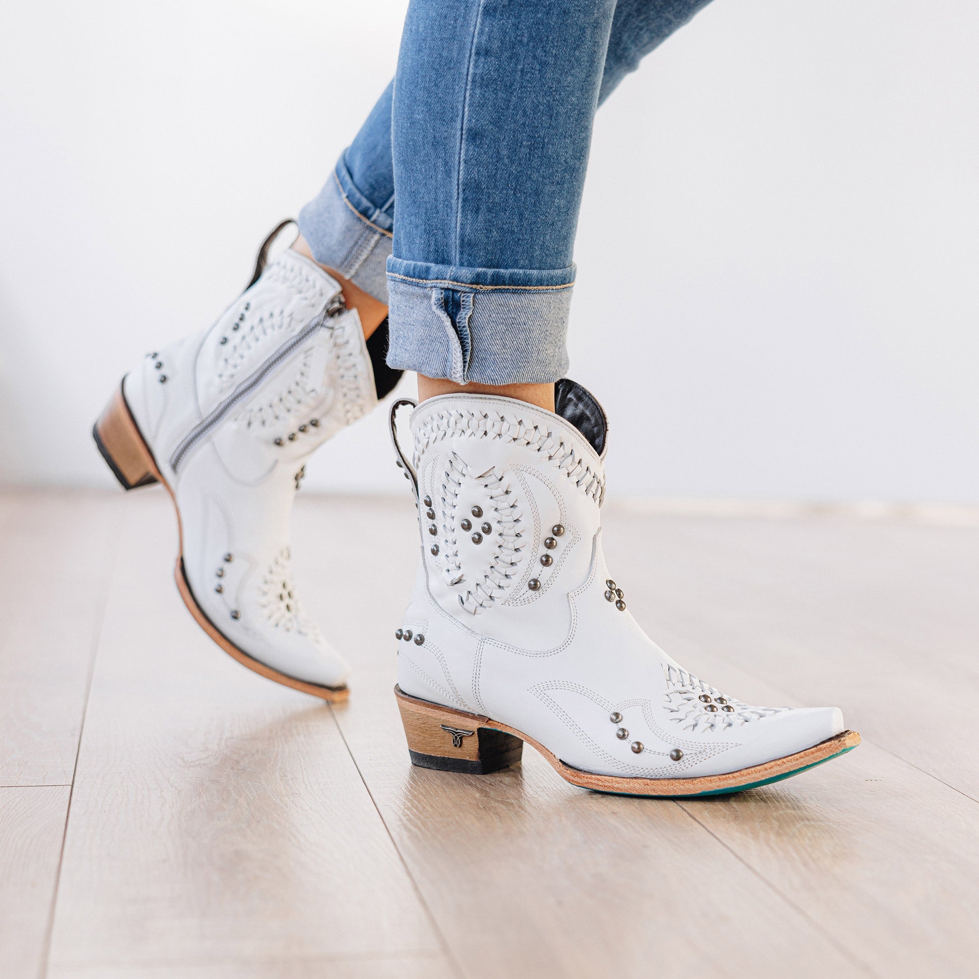Lane Cossette Bootie - Matte White