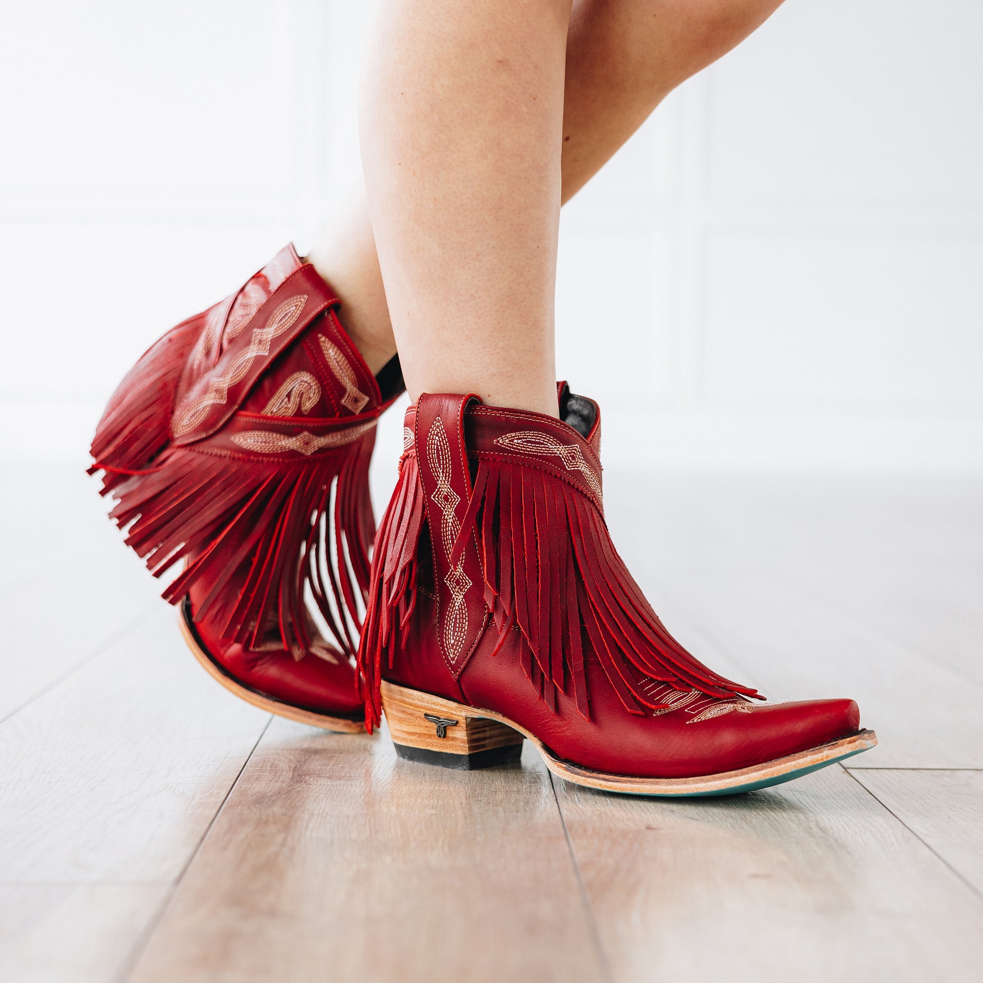 Lane Senita Falls Bootie - Smoldering Ruby