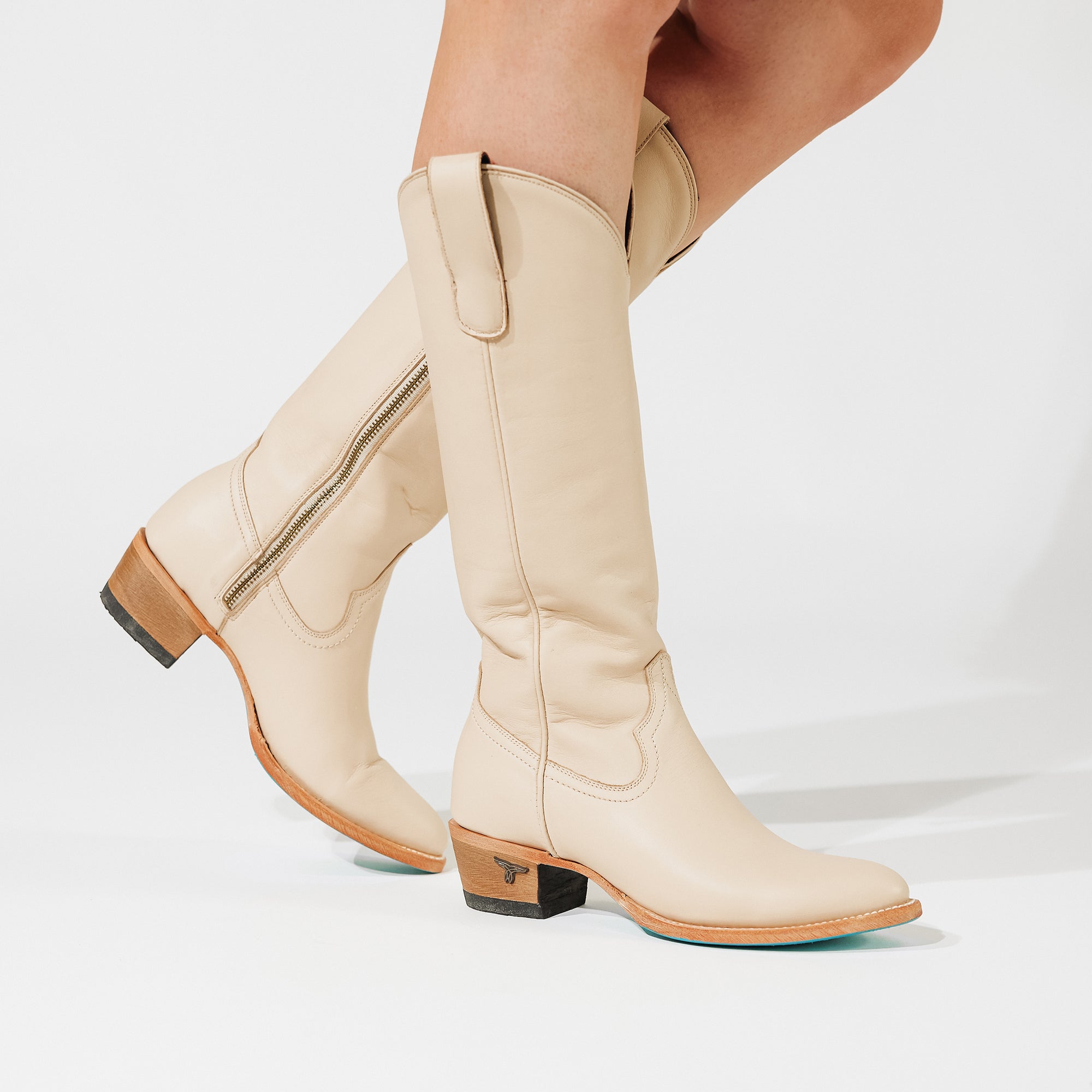 Lane Plain Jane Boot - Pale Ivory