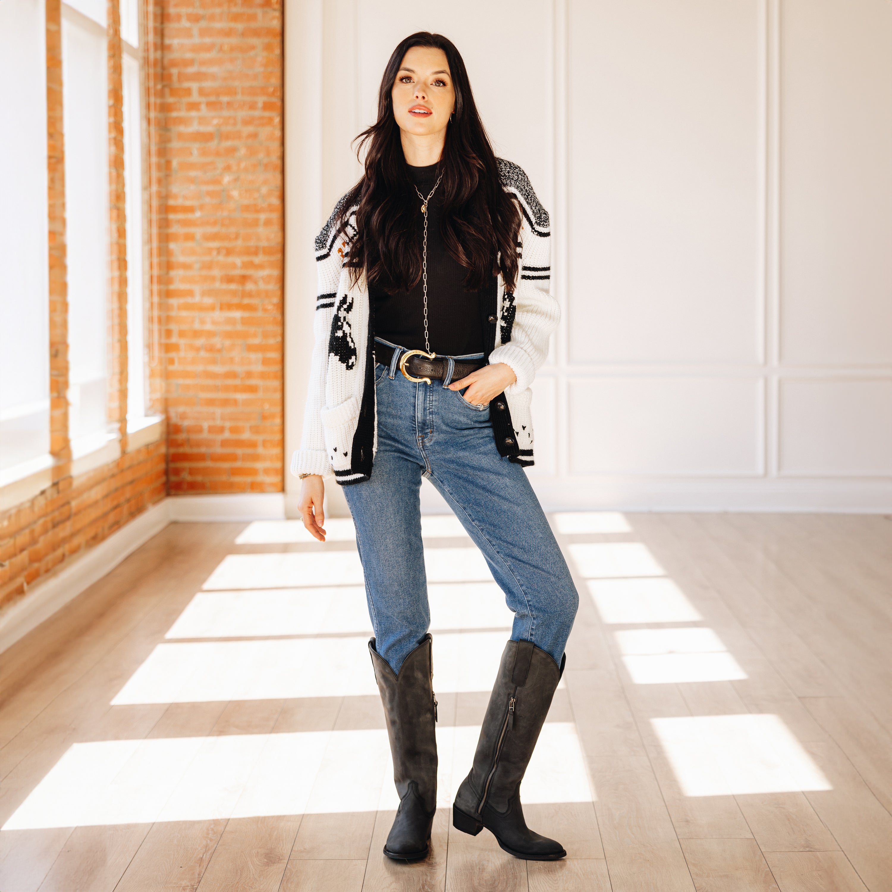 Lane Plain Jane Boot - Matte Black