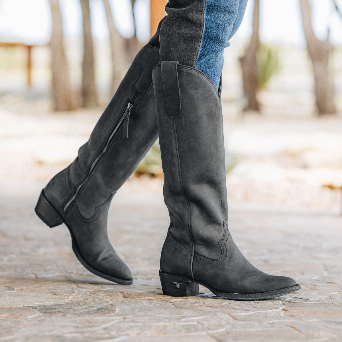 Lane Plain Jane Boot - Matte Black