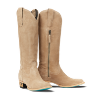 Lane Plain Jane Boot - Latte Suede