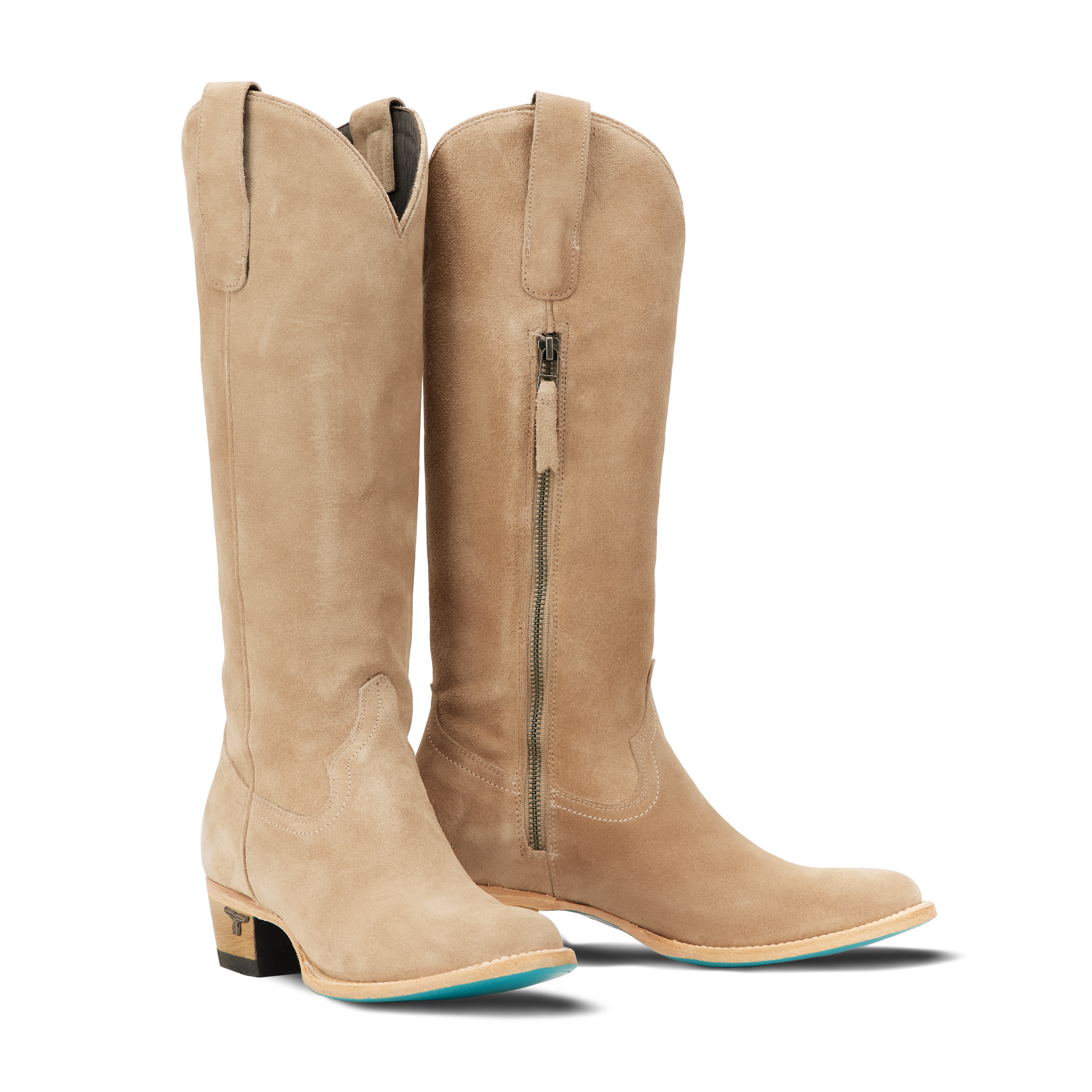 Lane Plain Jane Boot - Latte Suede