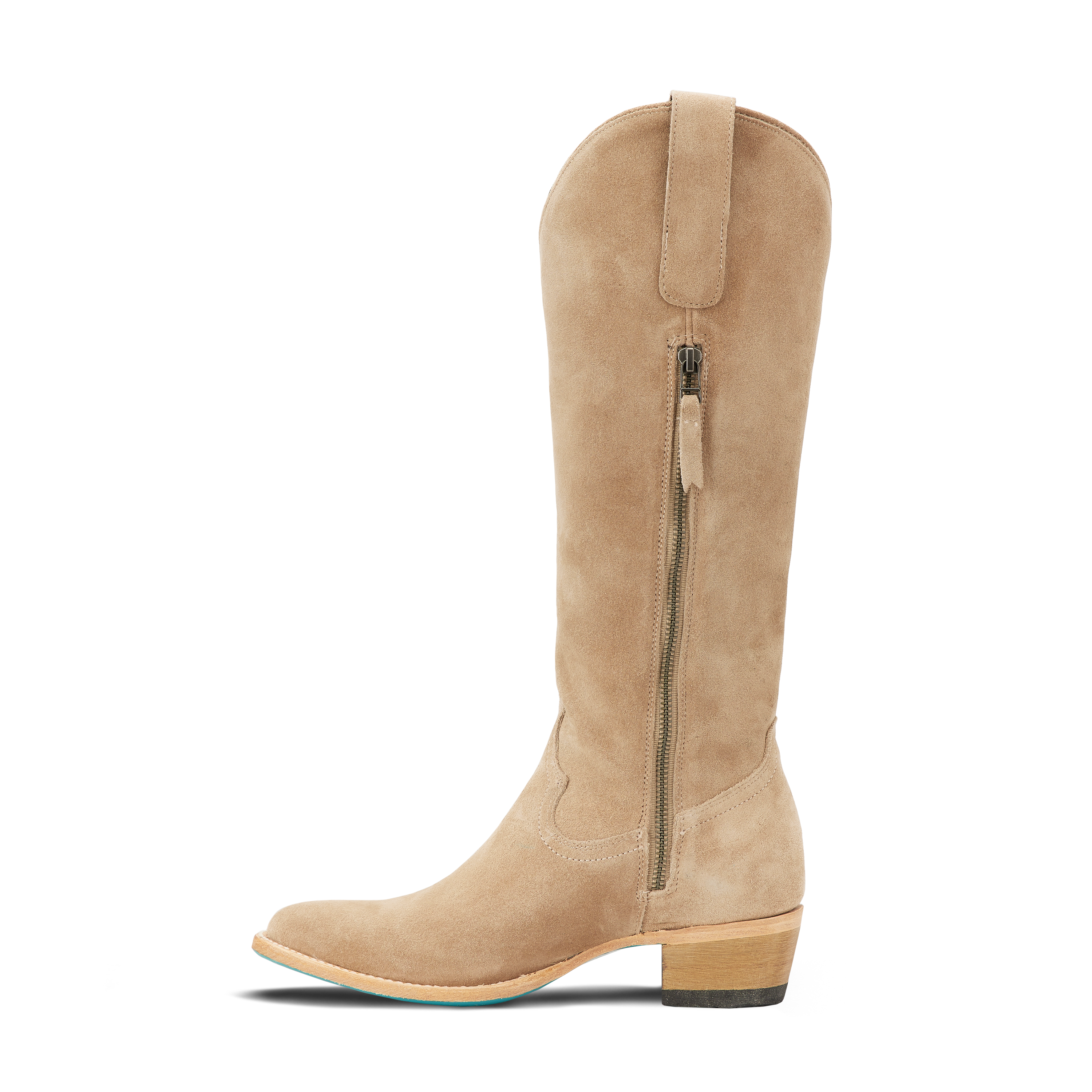 Lane Plain Jane Boot - Latte Suede