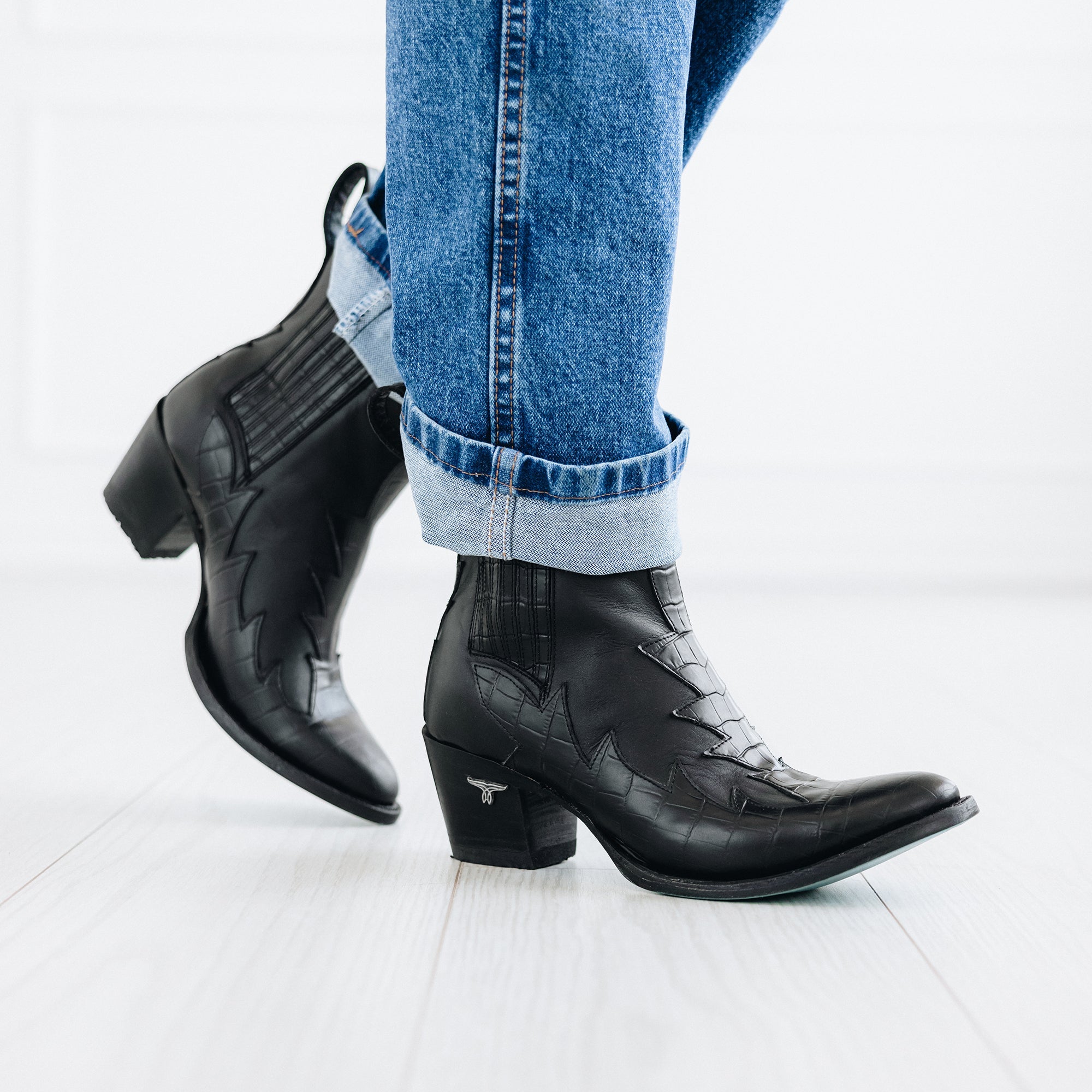 Lane Western Chelsea Bootie - Jet Black