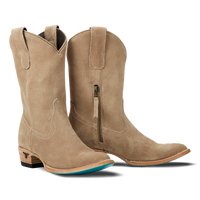 Lane Plain Jane Midi - Latte Suede