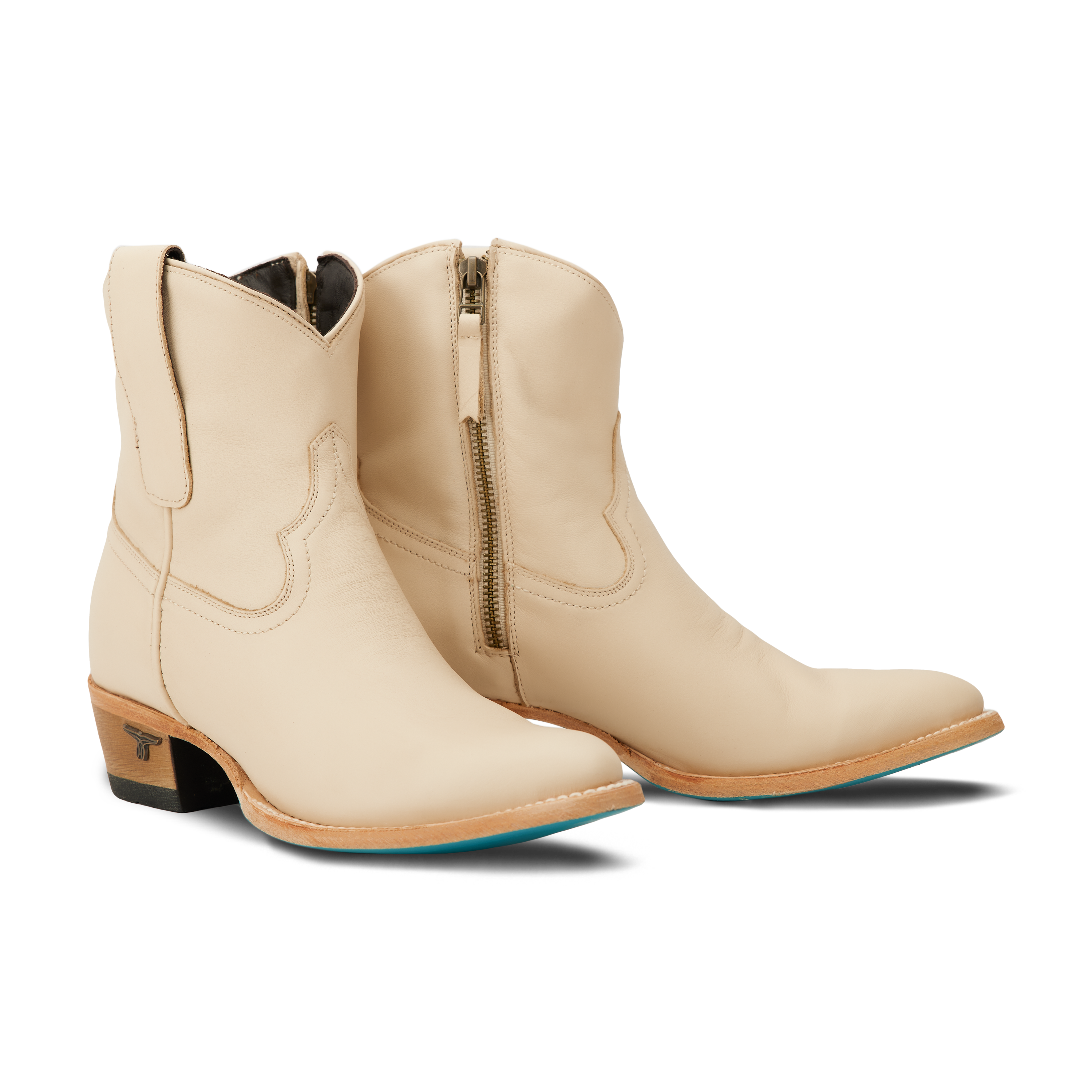 Lane Plain Jane Bootie - Pale Ivory