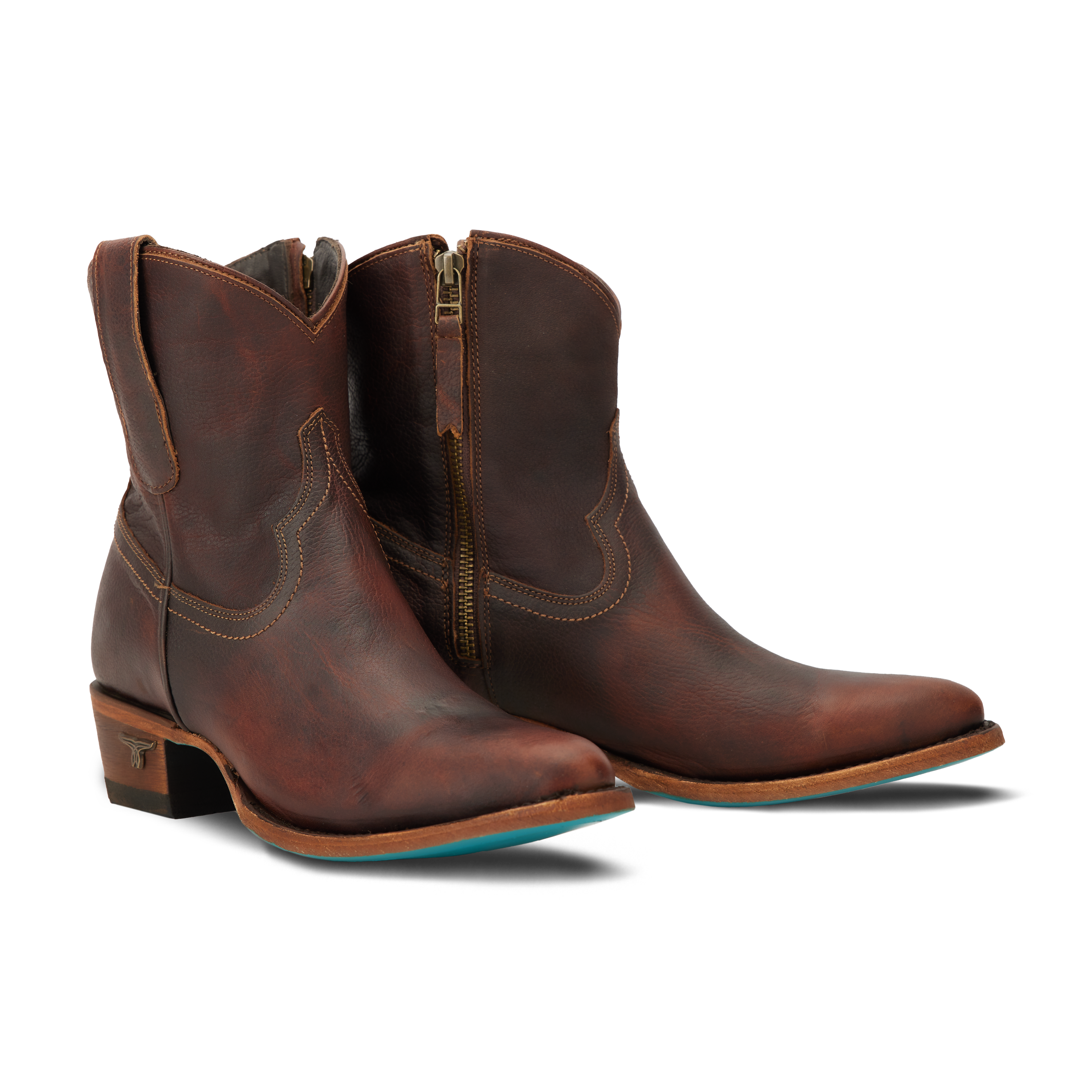 Lane Plain Jane Bootie - Cognac