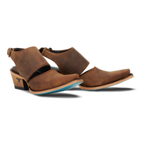 Lane Plain Jane Slingback Mule - Burnt Caramel