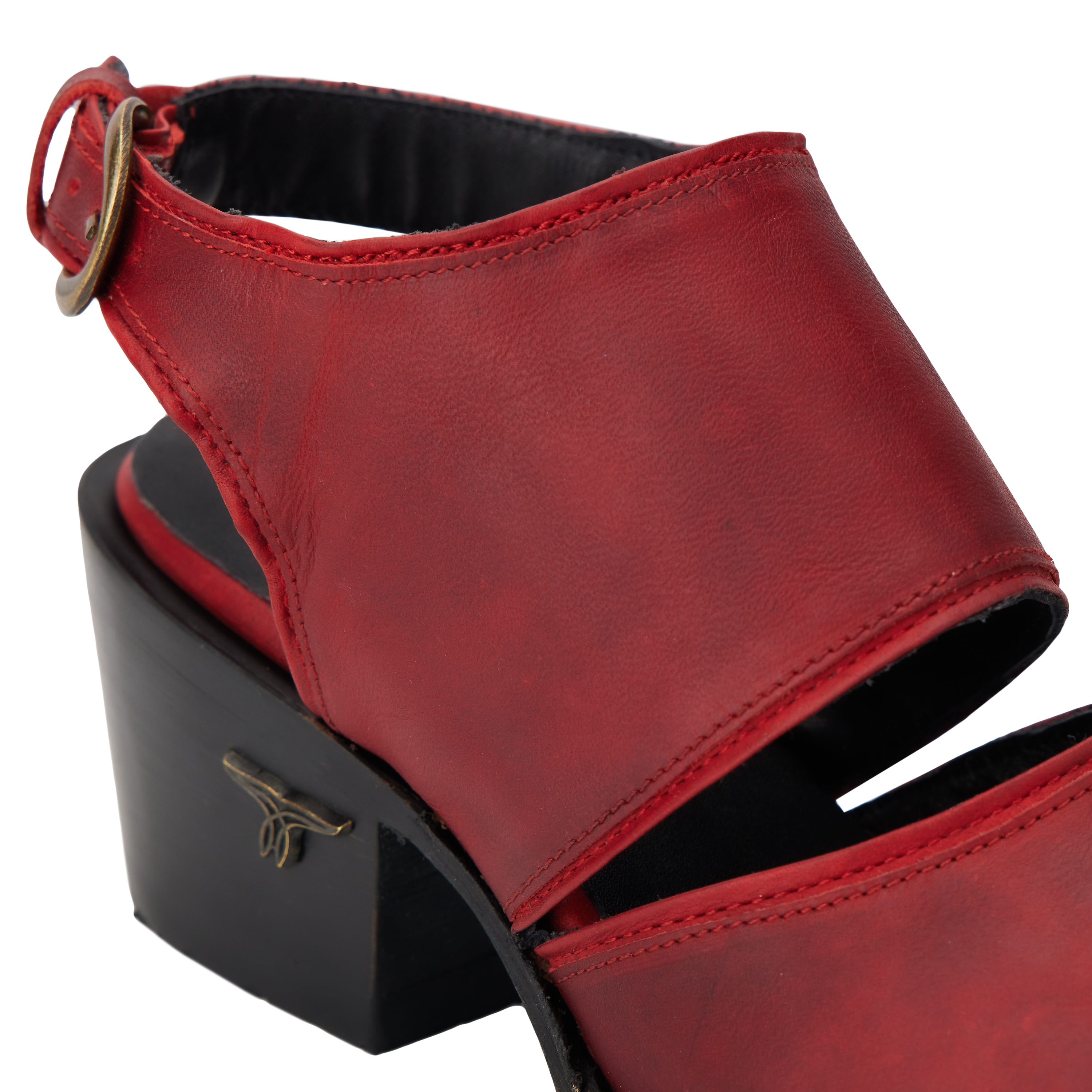 Lane Plain Jane Slingback Mule - Smoldering Ruby
