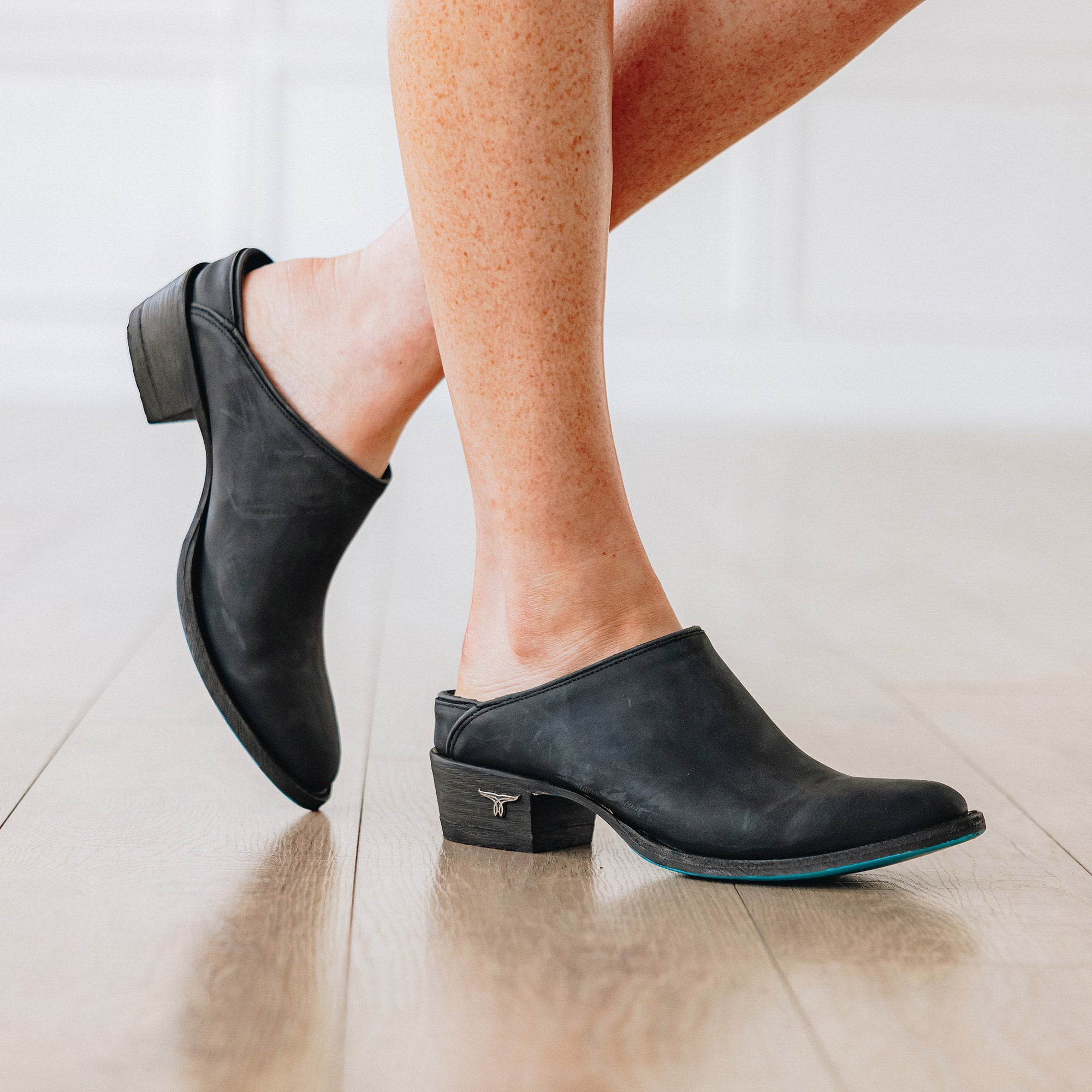 Lane Plain Jane Mule - Matte Black