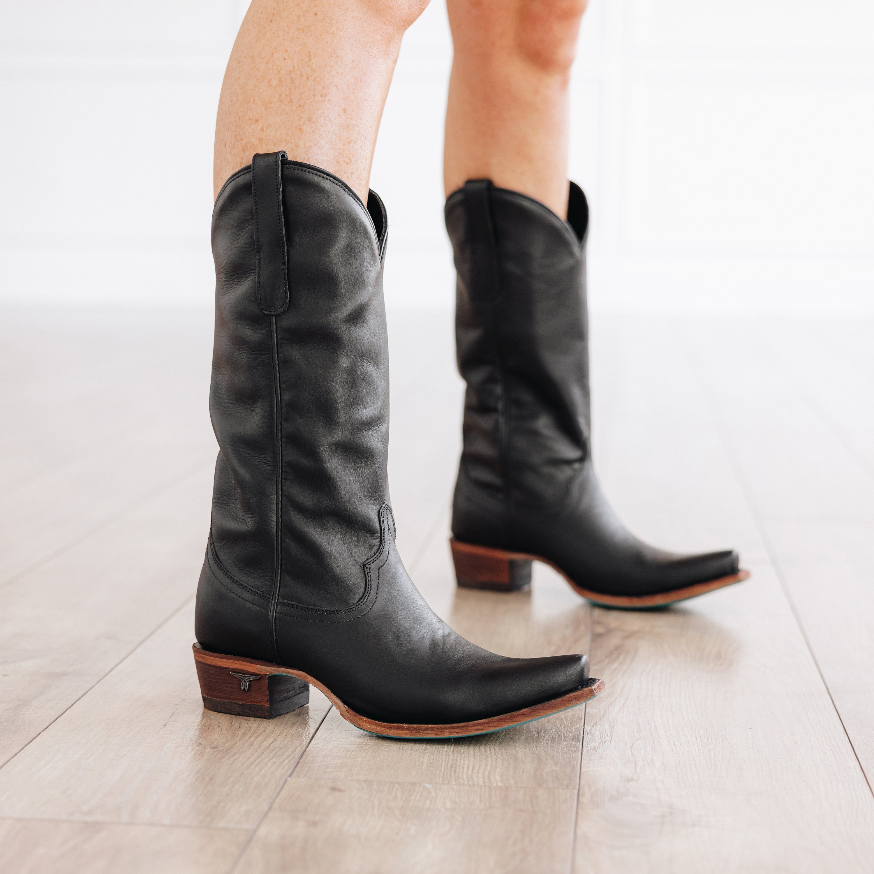Lane Emma Jane Boot - Jet Black