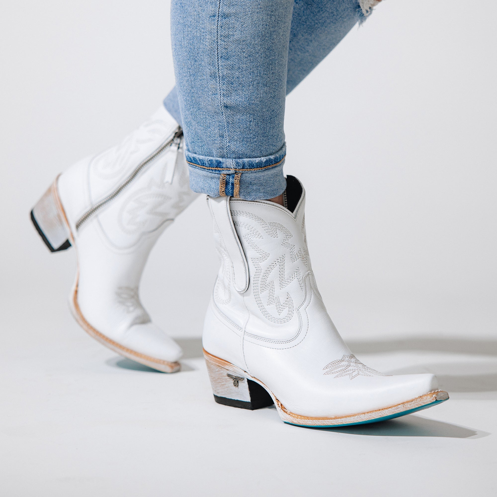 Lane Smokeshow Bootie - Matte White
