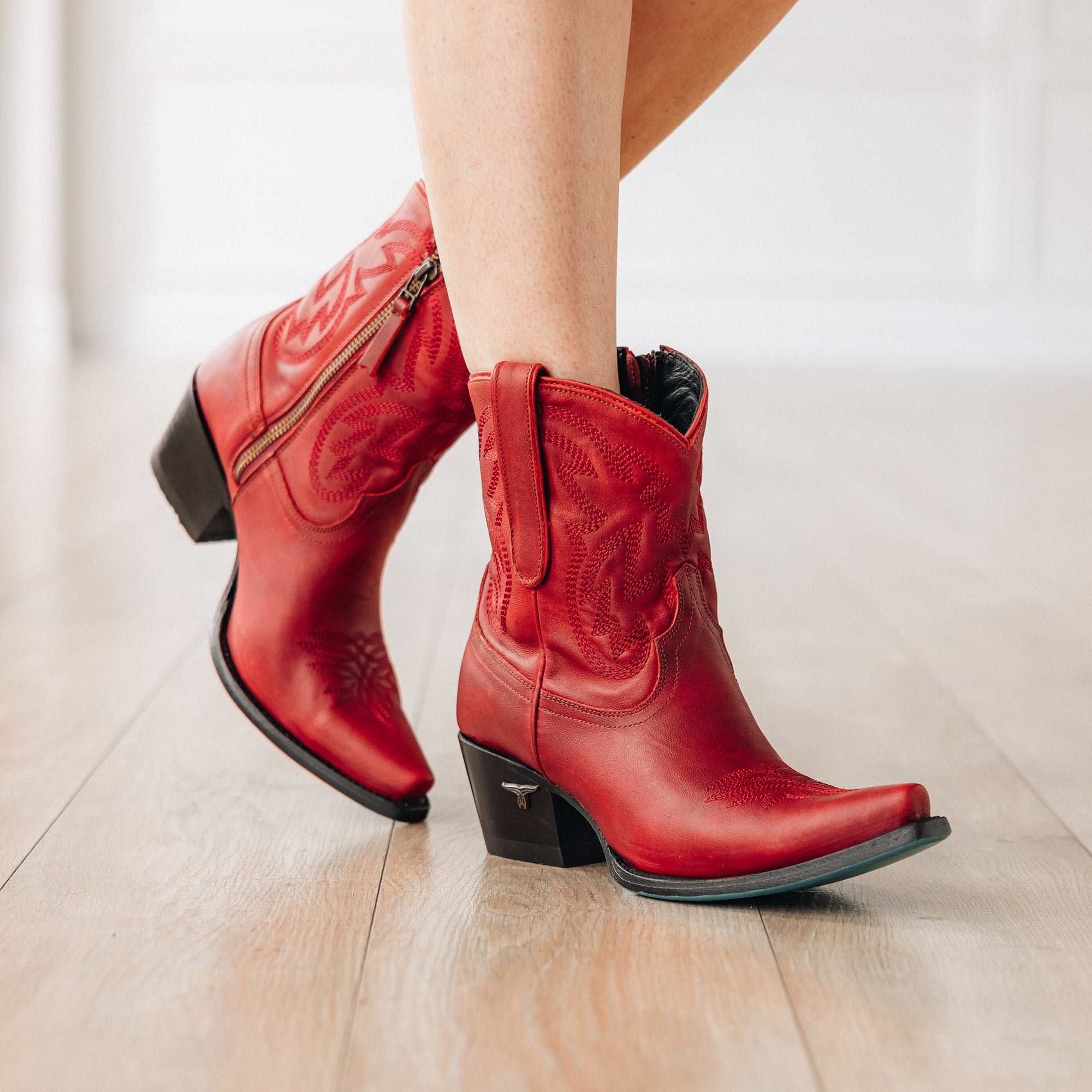 Lane Smokeshow Bootie - Smoldering Ruby