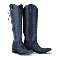 Lane Lexington Knee High Corset - Midnight Navy