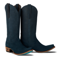 Lane Emma Jane Boot - Navy Suede