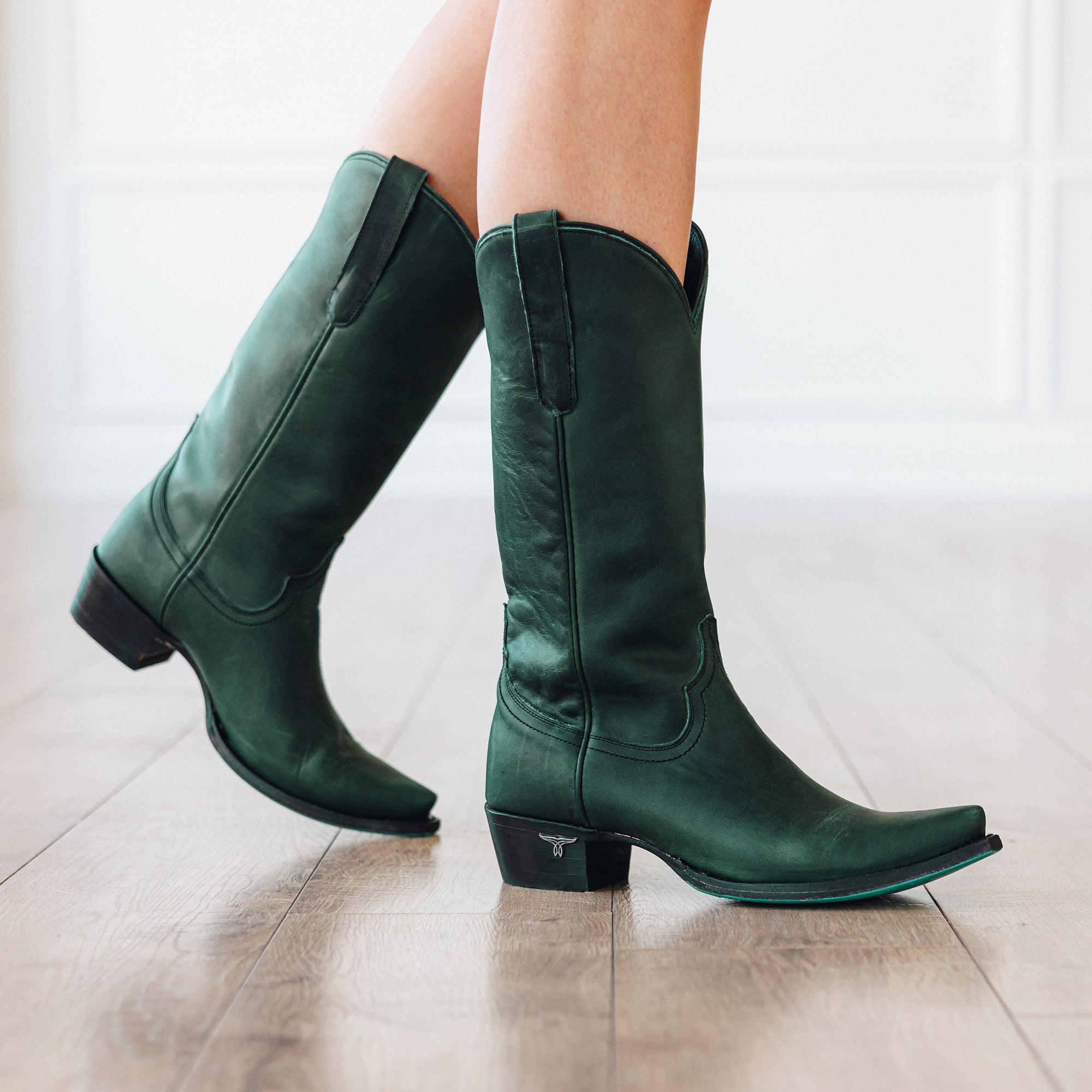 Lane Emma Jane Boot - Emerald Green