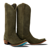 Lane Emma Jane Boot - Olive Suede