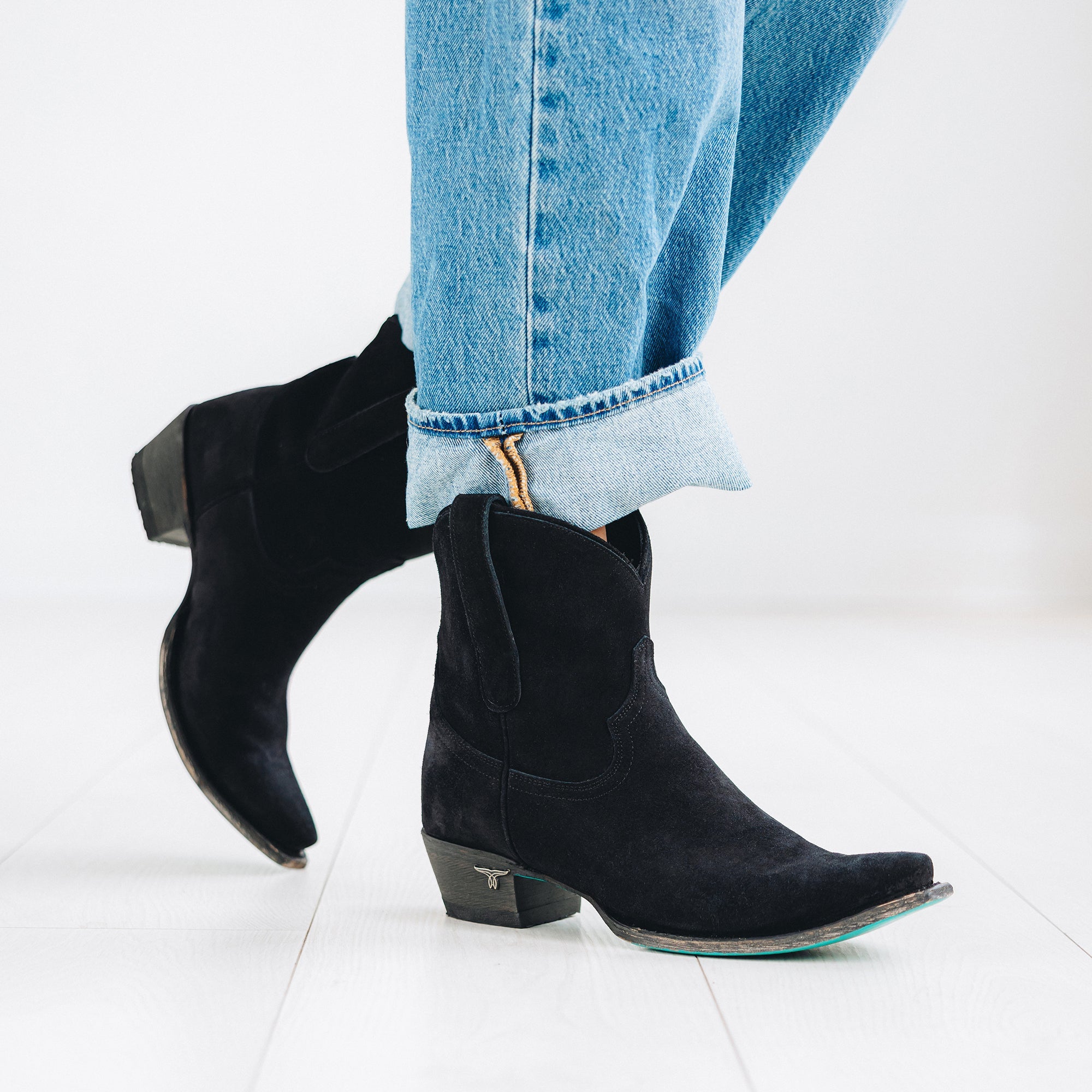 Lane Emma Jane Bootie - Soft Black Suede
