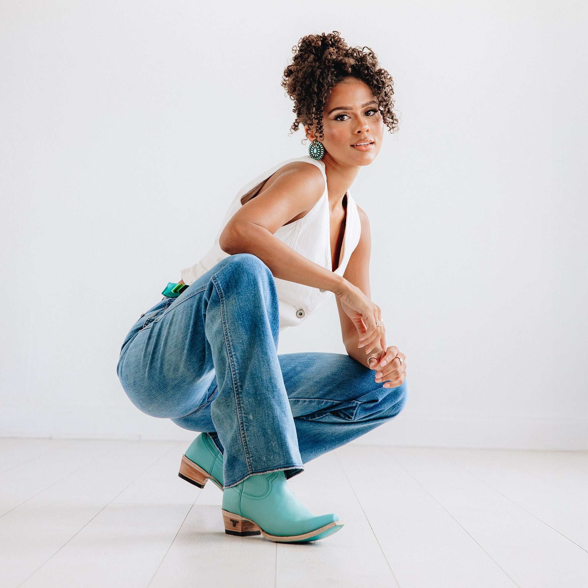 Lane Emma Jane Bootie - Turquoise Blaze
