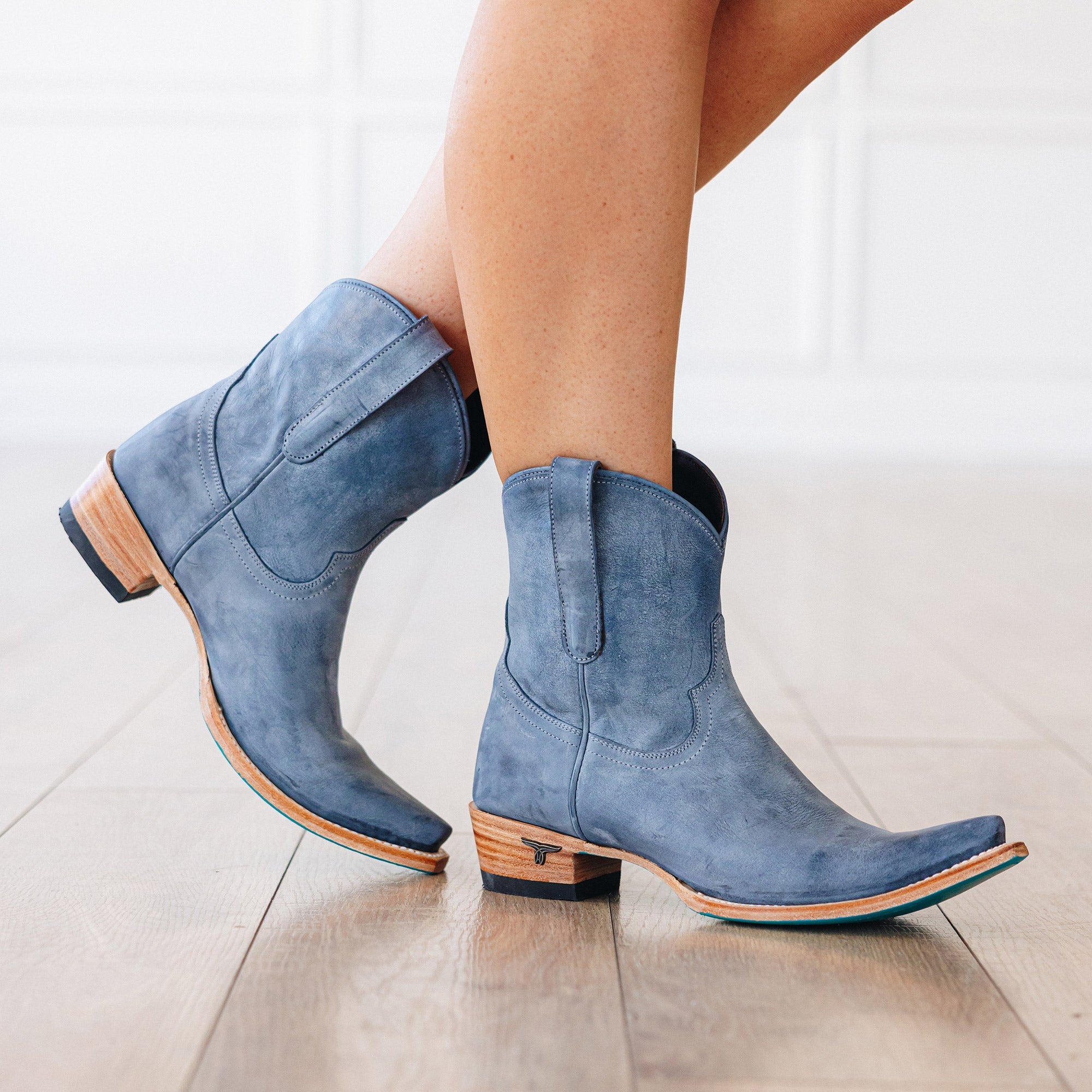 Lane Emma Jane Bootie - Washed Denim