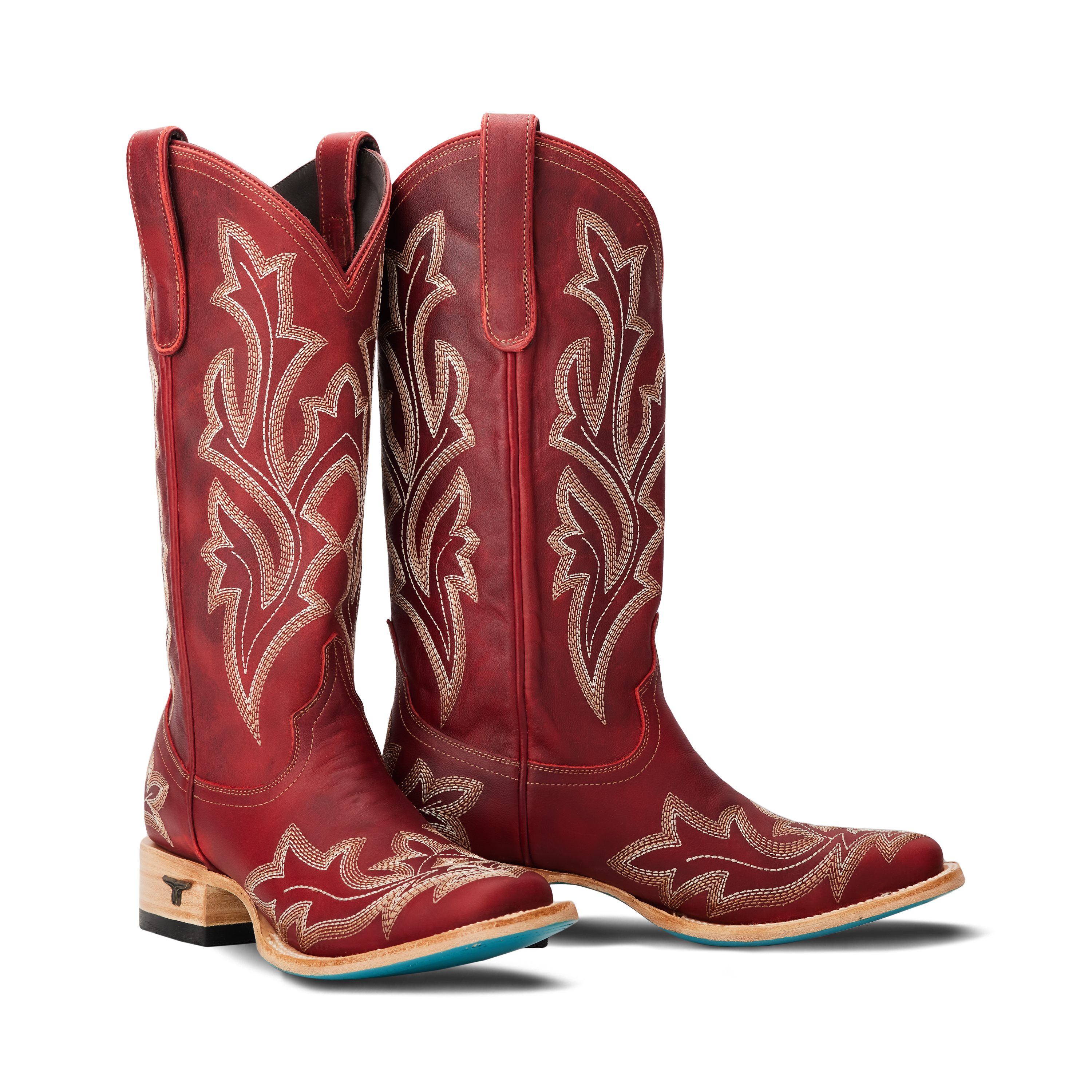 Lane Saratoga Square Boot - Smoldering Ruby