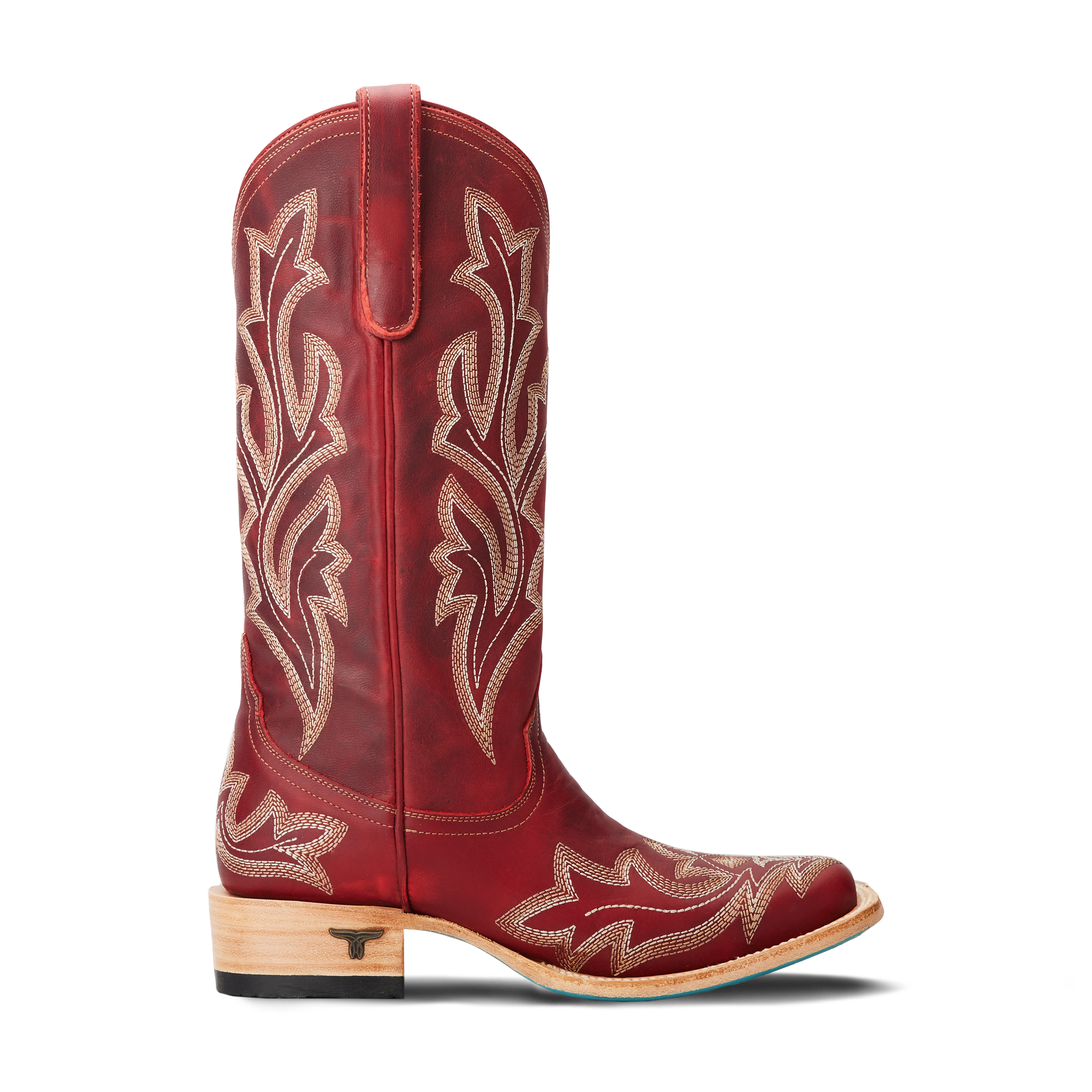 Lane Saratoga Square Boot - Smoldering Ruby