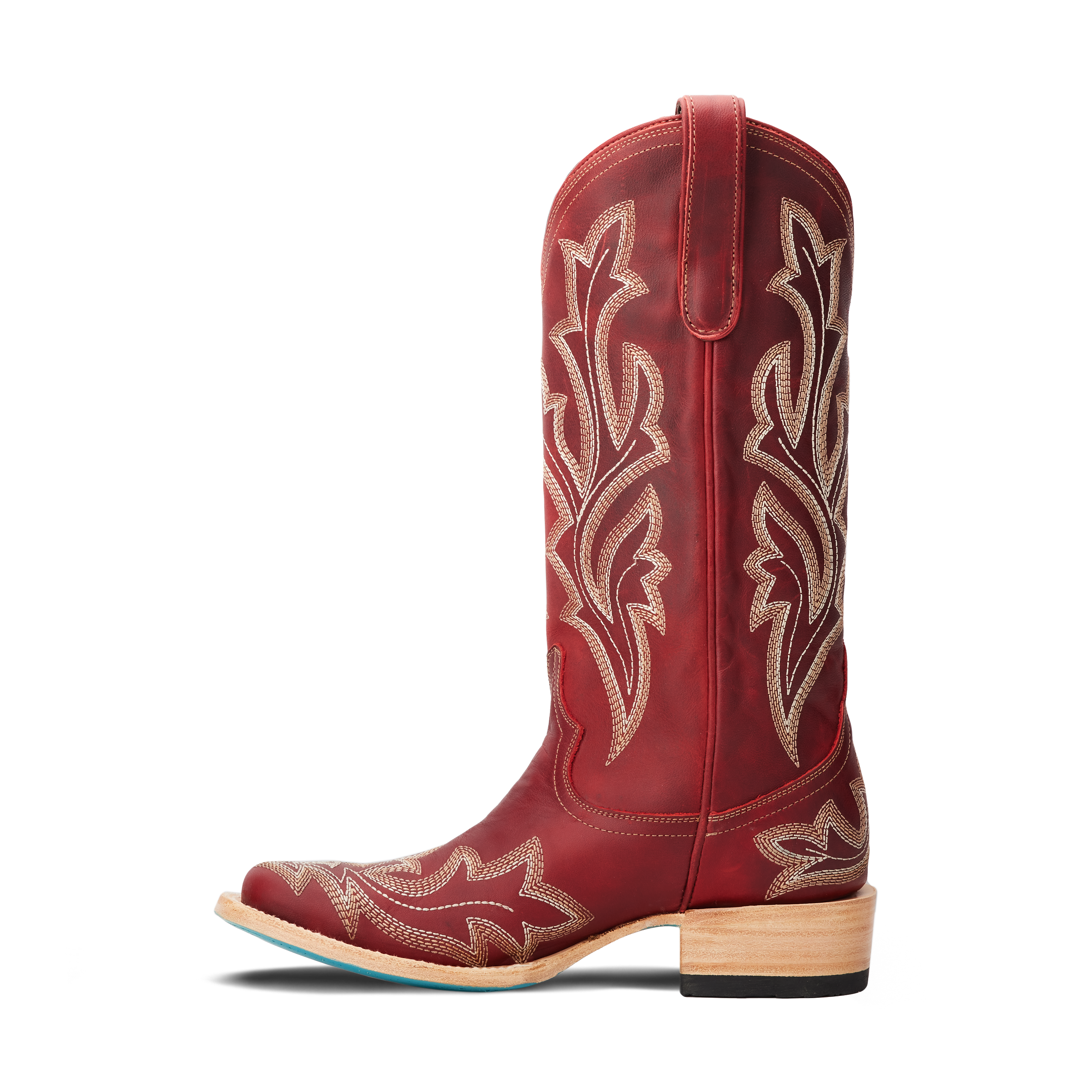 Lane Saratoga Square Boot - Smoldering Ruby