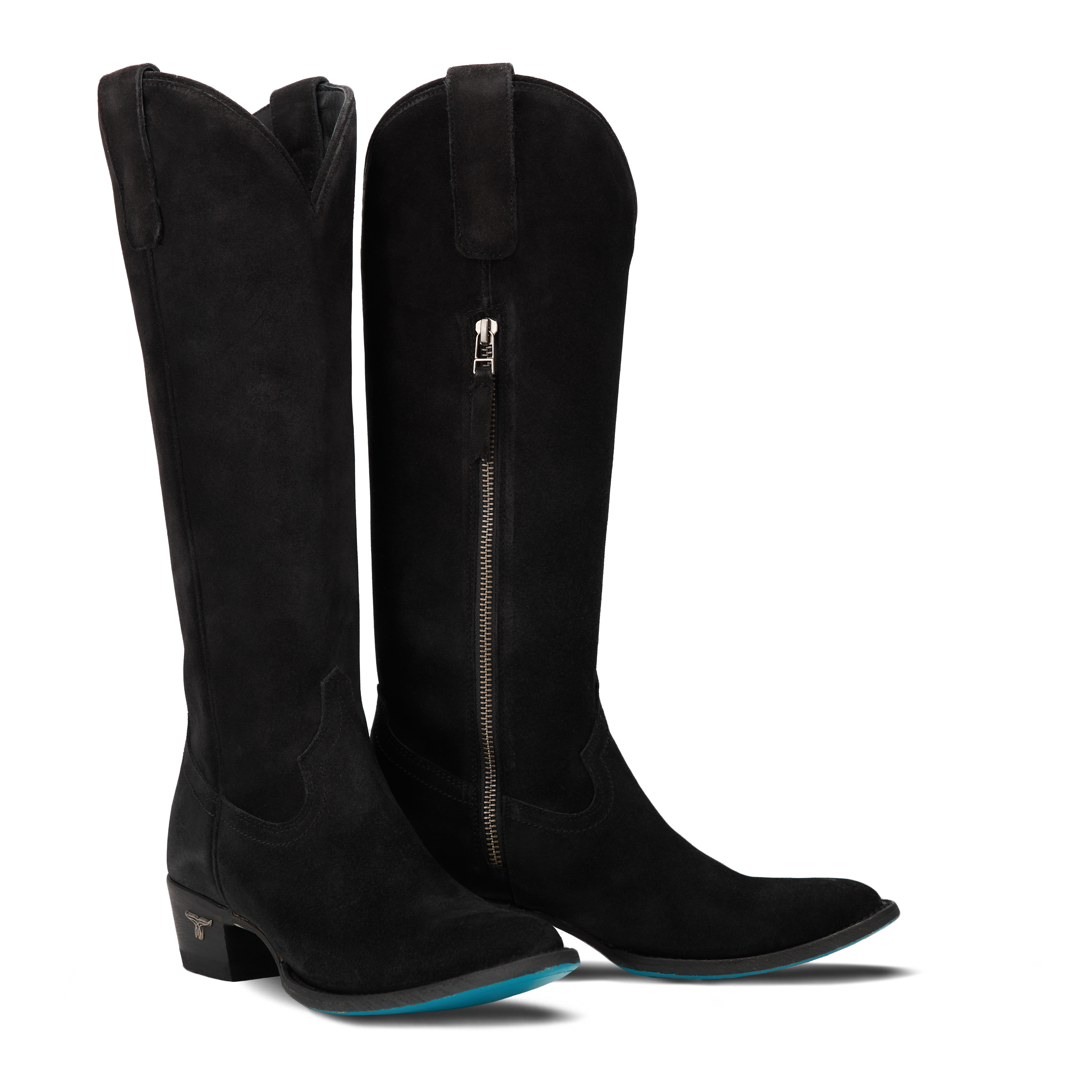 Lane Plain Jane Boot - Soft Black Suede
