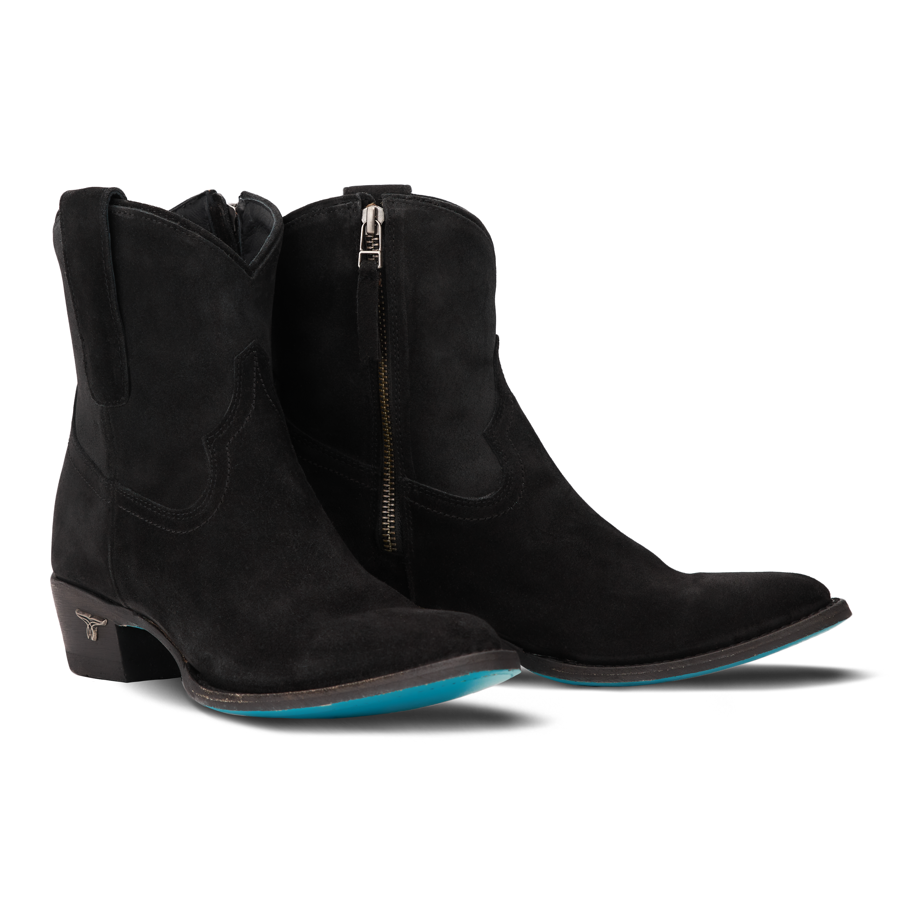 Lane Plain Jane Bootie - Soft Black Suede