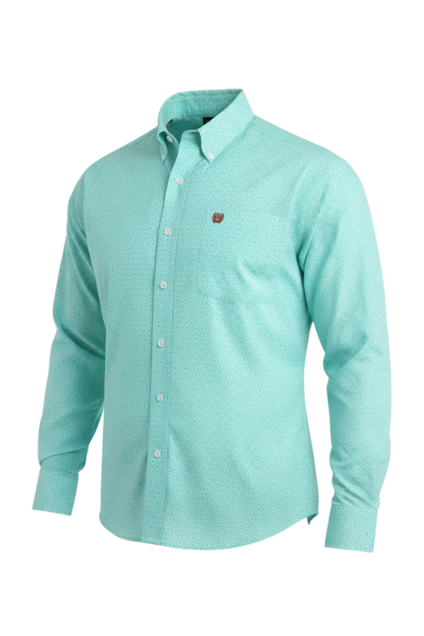 CINCH MEN'S PRINT SHIRT - BLUE