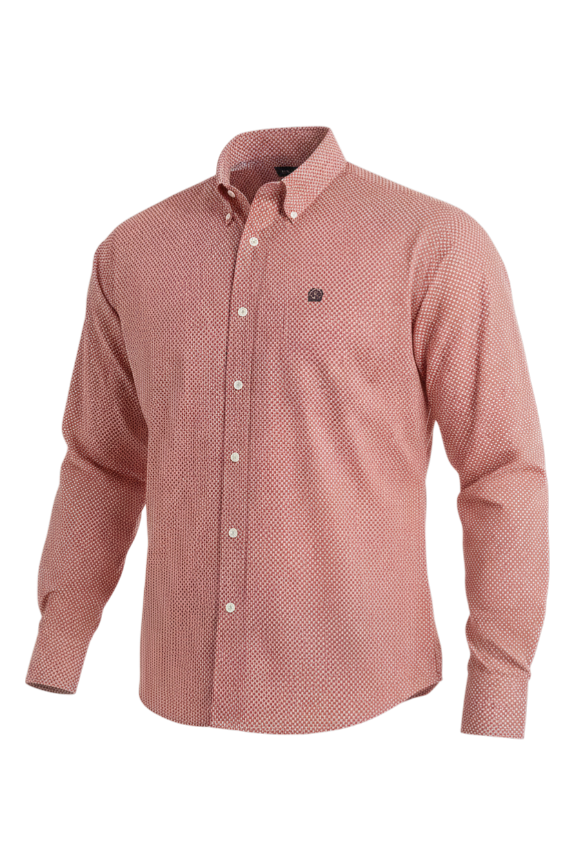 CINCH MEN'S PRINT SHIRT - RED