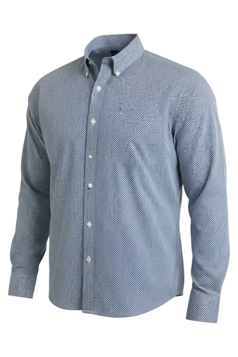 CINCH MEN'S PRINT SHIRT - BLUE**FINAL SALE**