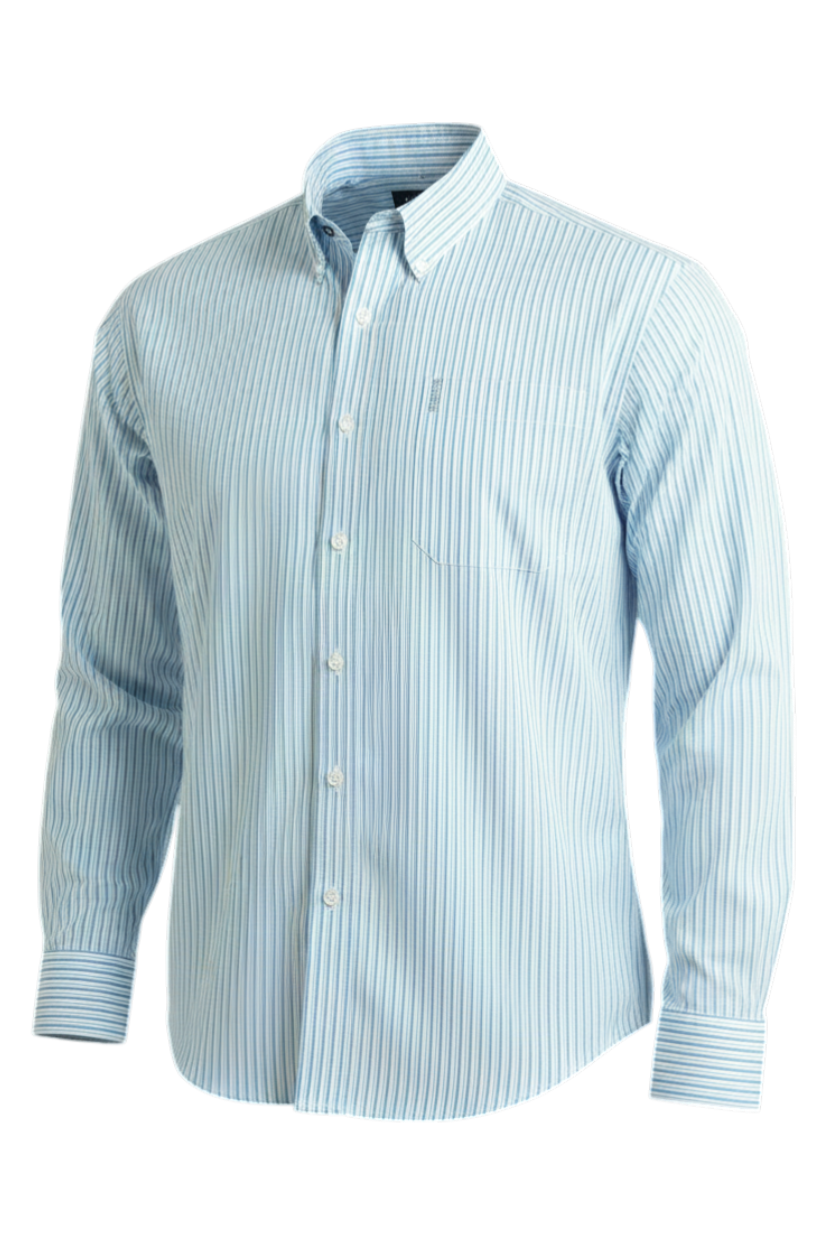 CINCH MEN'S STRIPE MODERN SHIRT - WHITE**FINAL SALE**