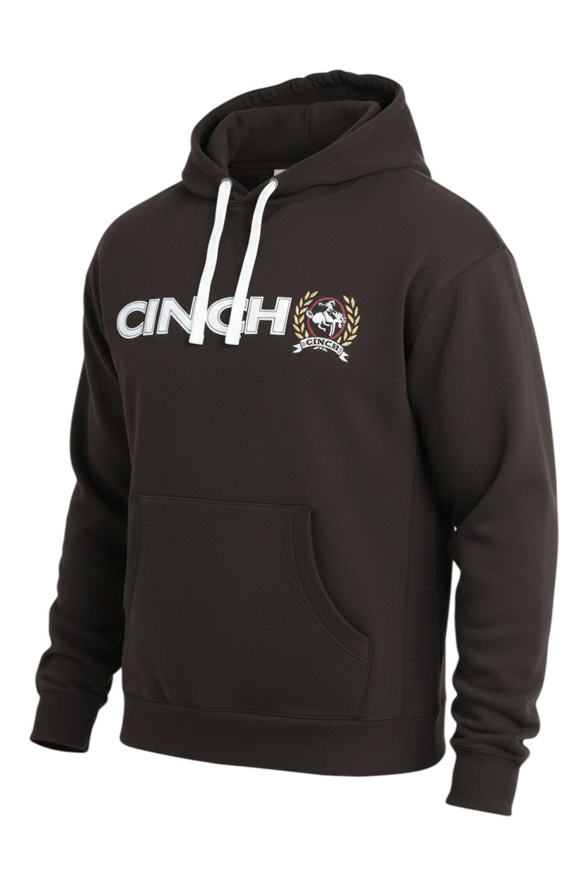 CINCH MENS PULLOVER HOODIE - BROWN**FINAL SALE**