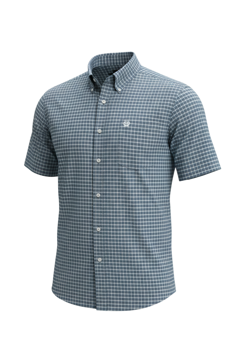 CINCH MENS PLAID - BLUE