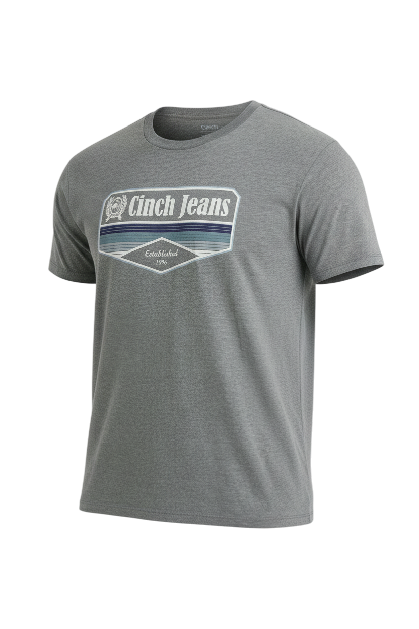 CINCH MEN'S T-SHIRT - GRAY**FINAL SALE**