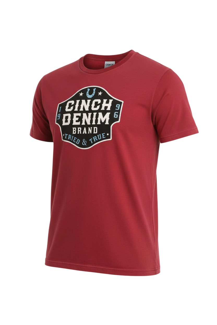 CINCH MENS T-SHIRT - RED