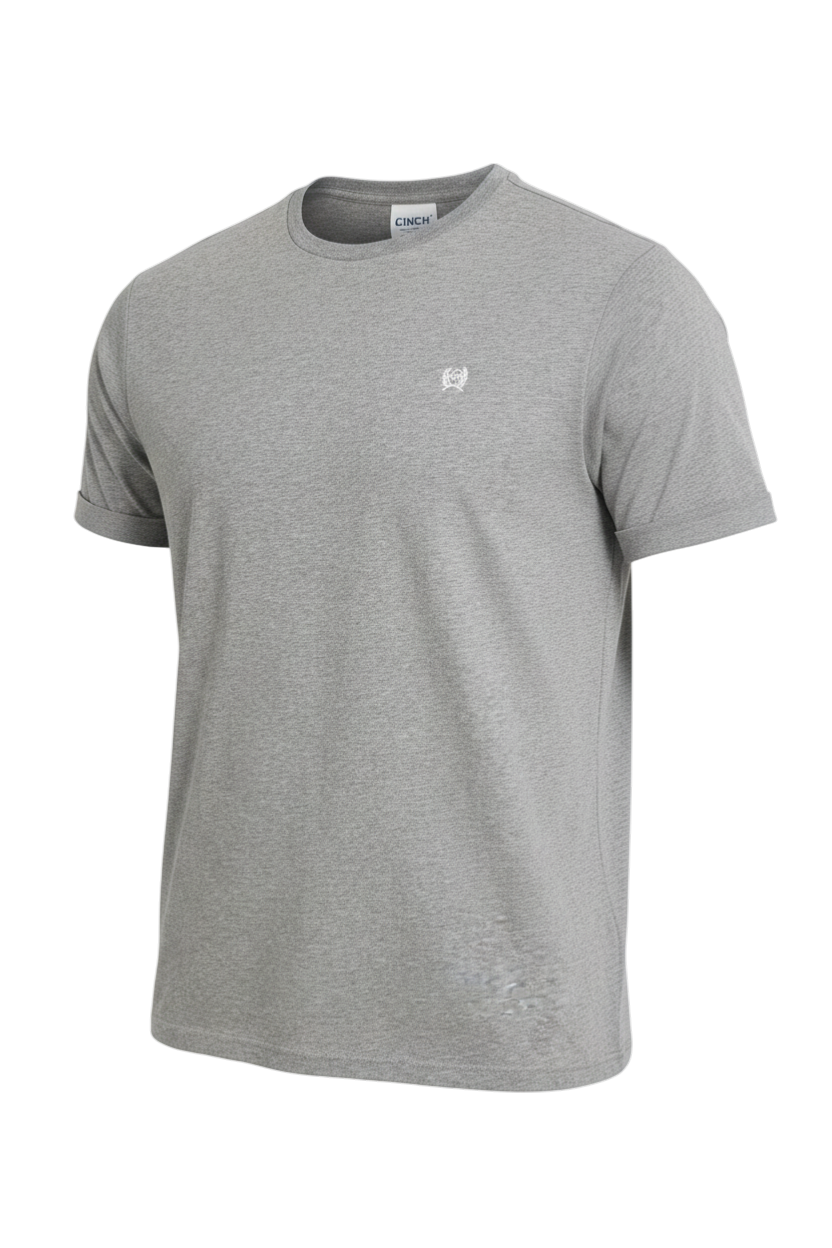 CINCH MEN'S LOGO T-SHIRT - GRAY