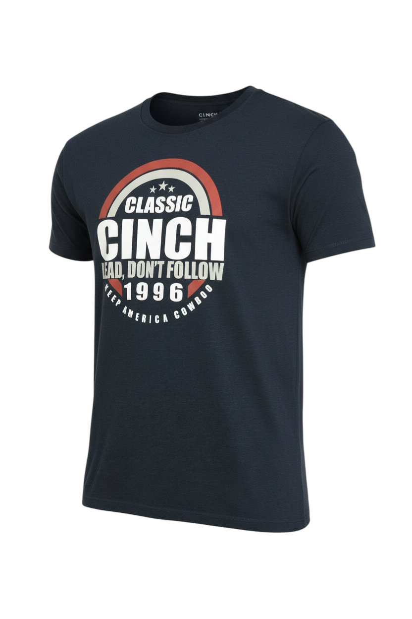 CINCH MEN'S GRAPHIC T-SHIRT - NAVY